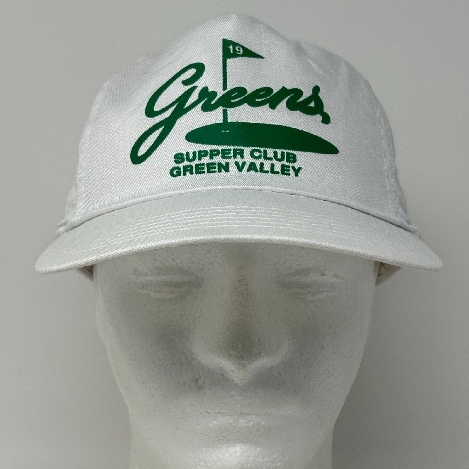 Vintage Vintage 90s Greens Supper Club Green Valley Hat Baseball Cap Size ONE SIZE - 2 Thumbnail