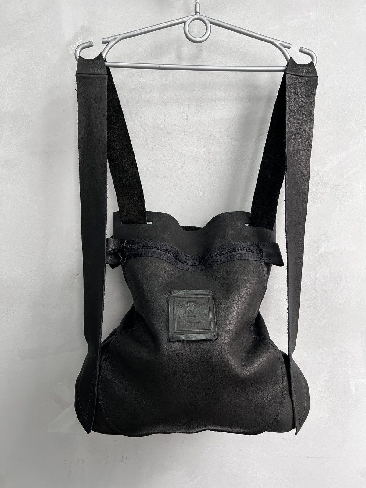 VINTAGE HAND MADE LEATHER KMRII STYLE BAG PACK MESSENGER Y2k