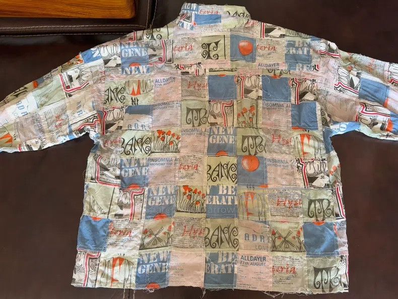 Martine Rose Martine Rose Poster Patchwork Shirt Size US S / EU 44-46 / 1 - 3 Thumbnail