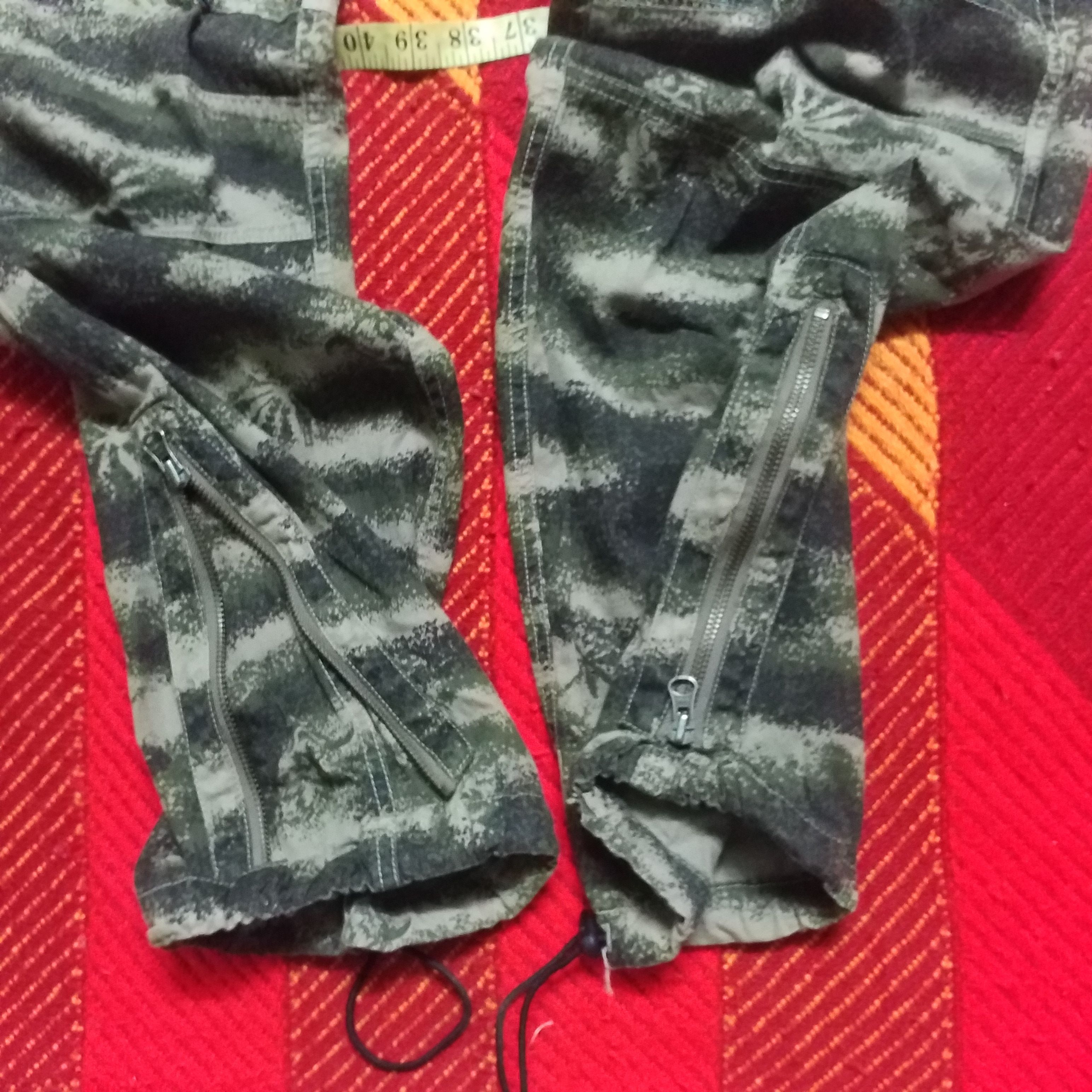 Japanese Brand CARGO BUSH PANT MARIJUANA GREEN FULL PRINT Size 31" - 3 Thumbnail