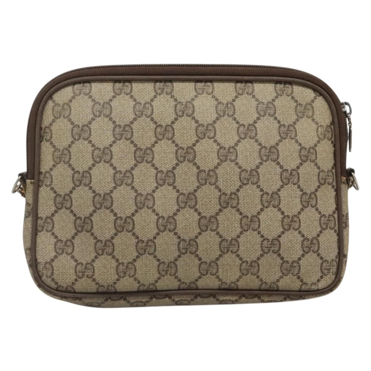 Gucci GUCCI GG Supreme Shoulder Bag Pvc Beige Gold 56 02 068 Size ONE SIZE - 3 Thumbnail