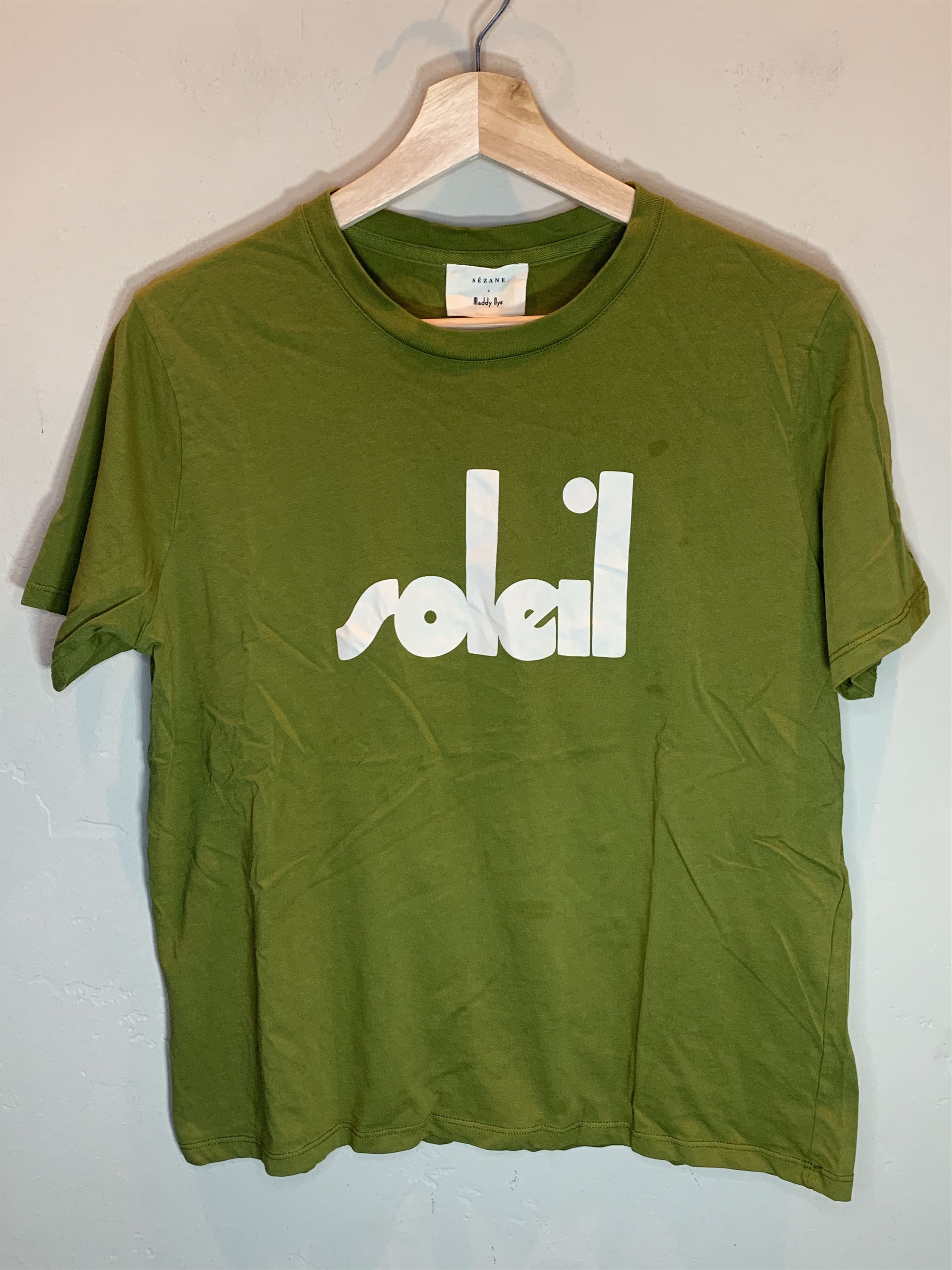 Sezane *RARE* Sézane x Maddy Nye Soleil T-Shirt - Small Size S / US 4 / IT 40 - 1 Thumbnail