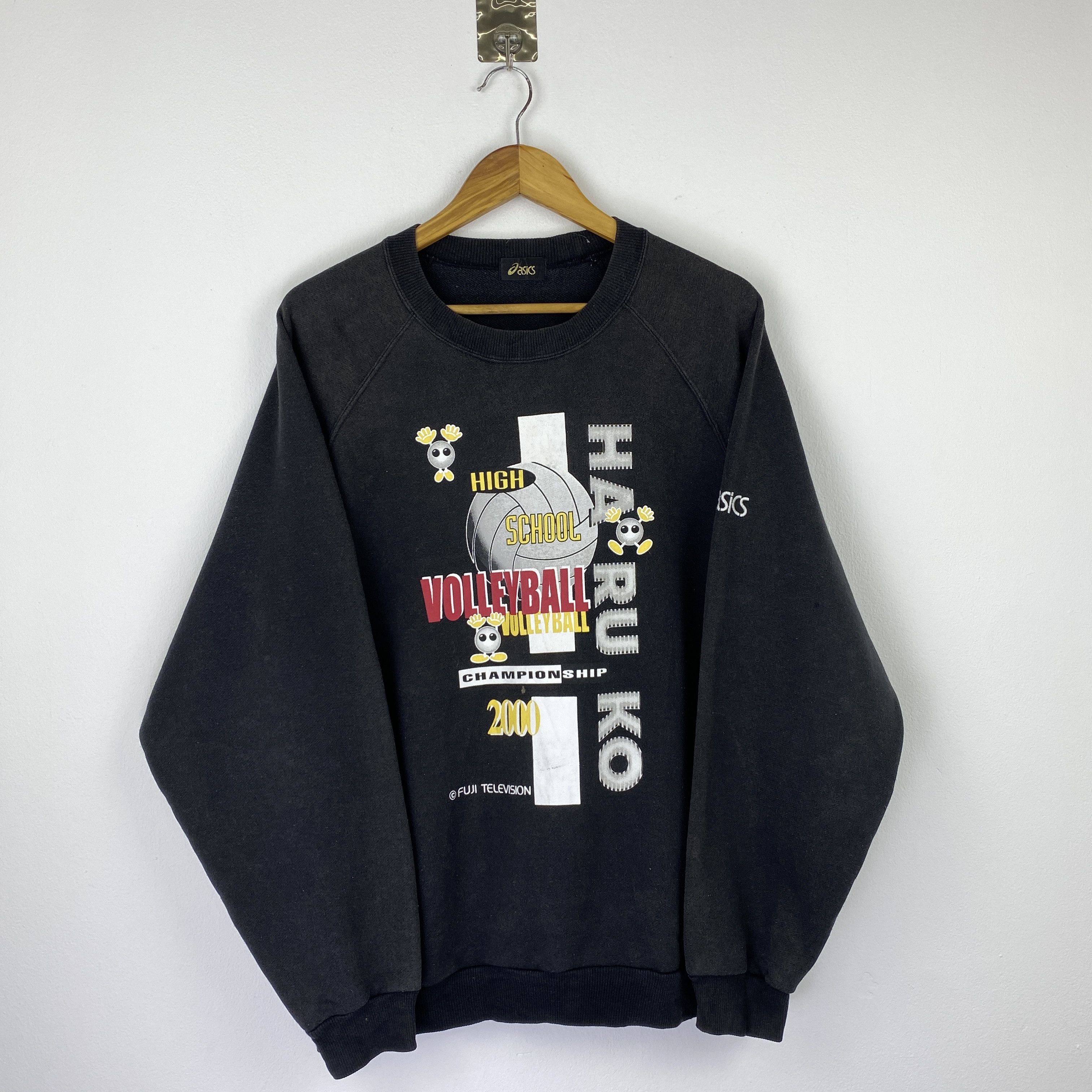 Asics Vintage Asics Haruko Volley Ball Sweatshirt SH0511 Size US XL / EU 56 / 4 - 1 Thumbnail