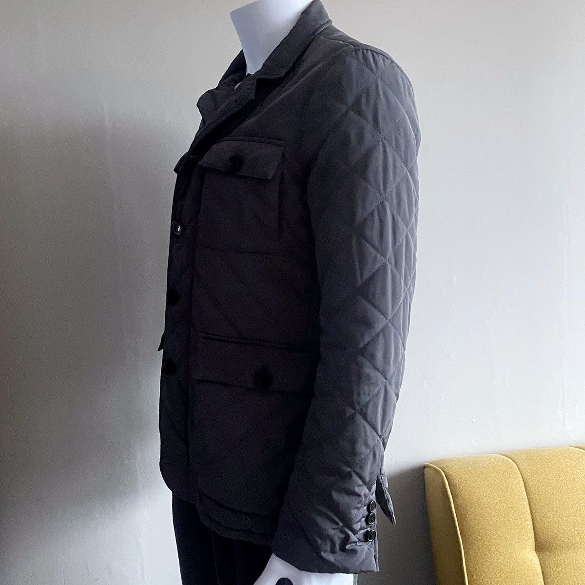 Aquascutum Aquascutum Club Check Quilted Puffer Jacket Size US M / EU 48-50 / 2 - 2 Thumbnail