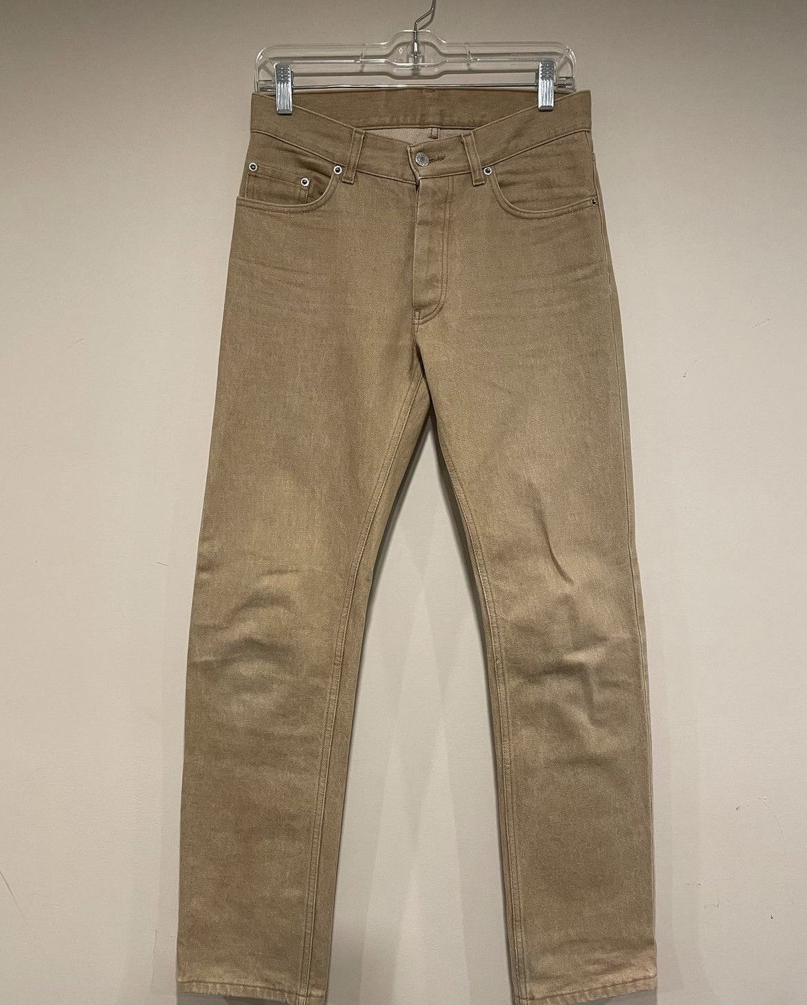 image of Helmut Lang Archive Tan Denim, Men's (Size 30)