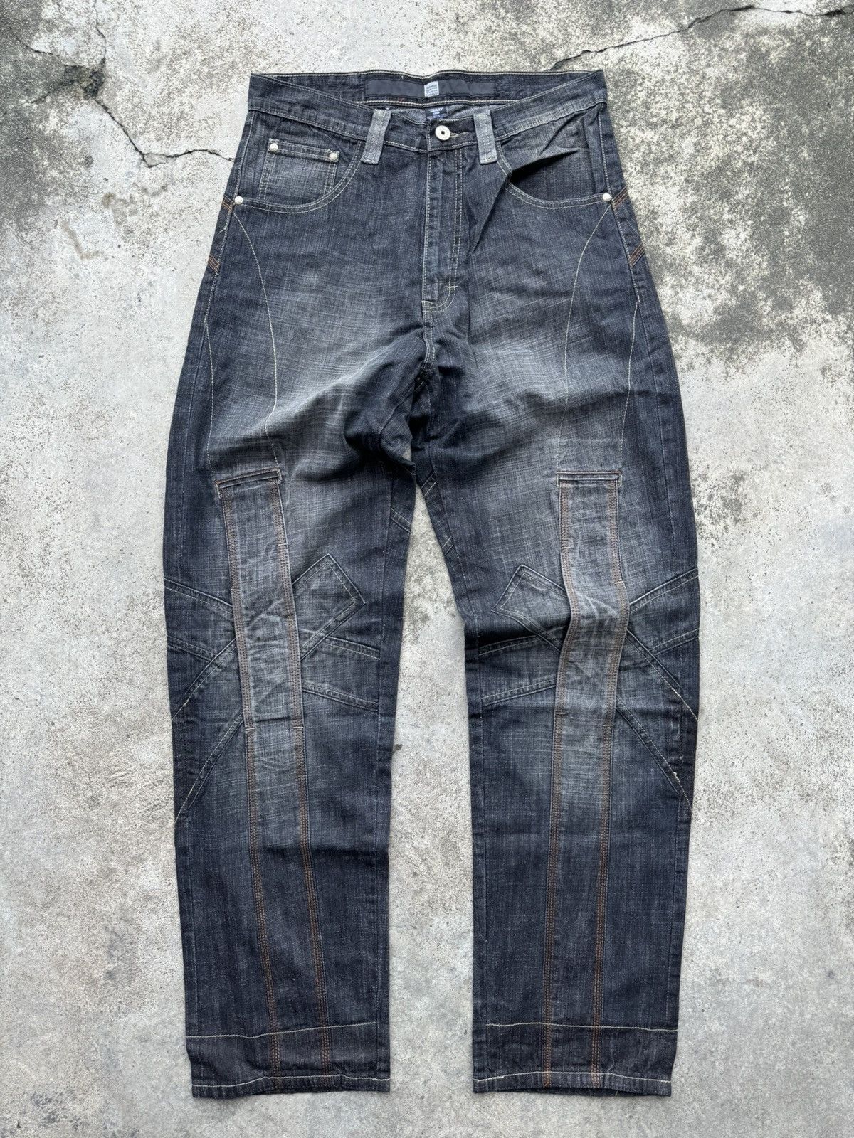 Ecko Unltd. × Marithe + Francois Girbaud Marithe Francois Girbaud X Ecko baggy jeans Size US 30 / EU 46 - 2 Thumbnail