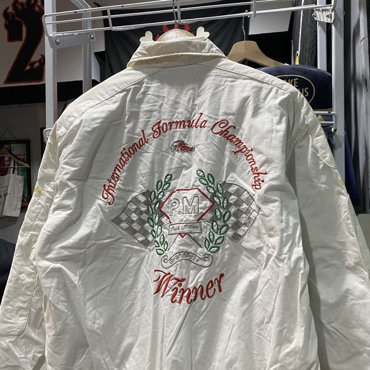 Japanese Brand Vintage Racing Spirit Park Miller Grand Prix Bomber Jacket Size US M / EU 48-50 / 2 - 3 Thumbnail