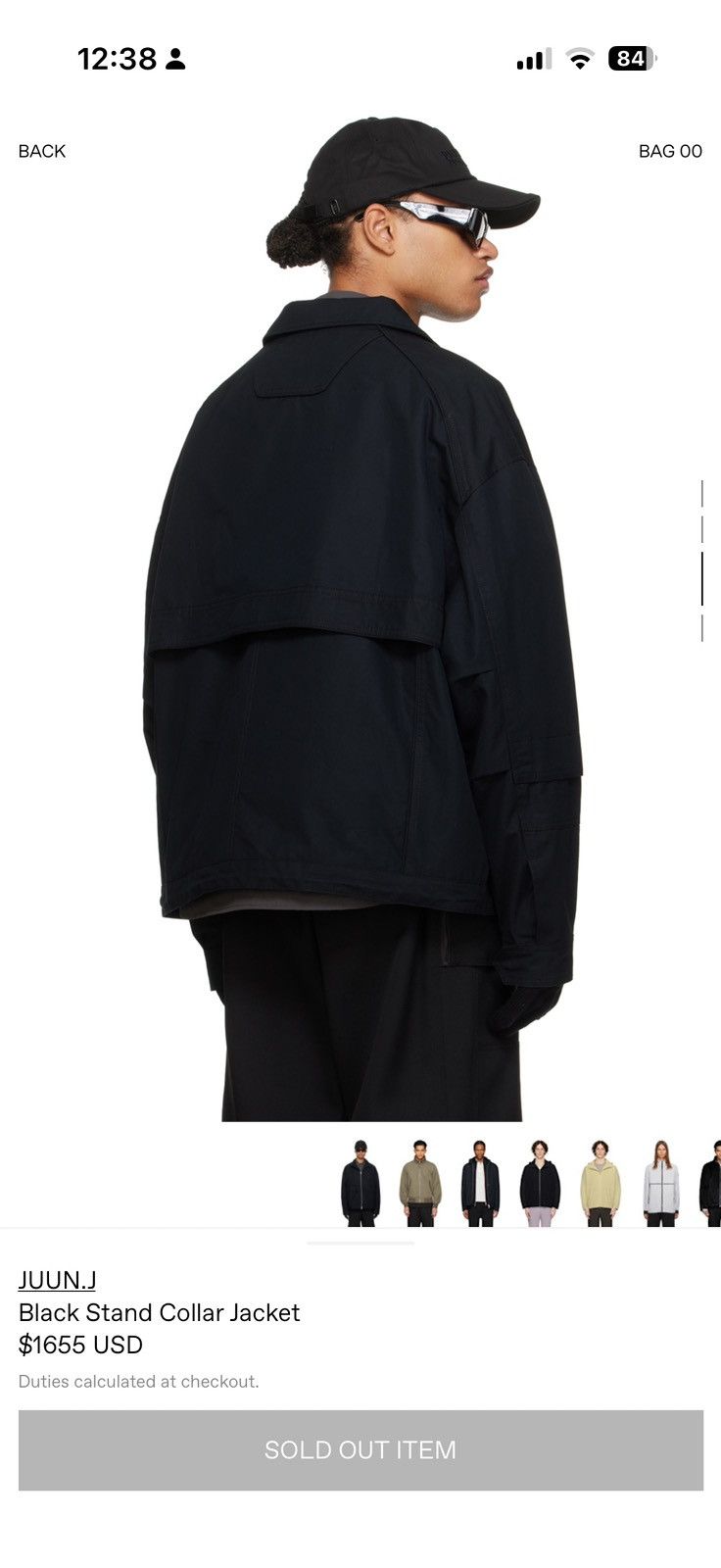 Juun.J Juun.J High Collar Jacket Navy Size US M / EU 48-50 / 2 - 10 Thumbnail