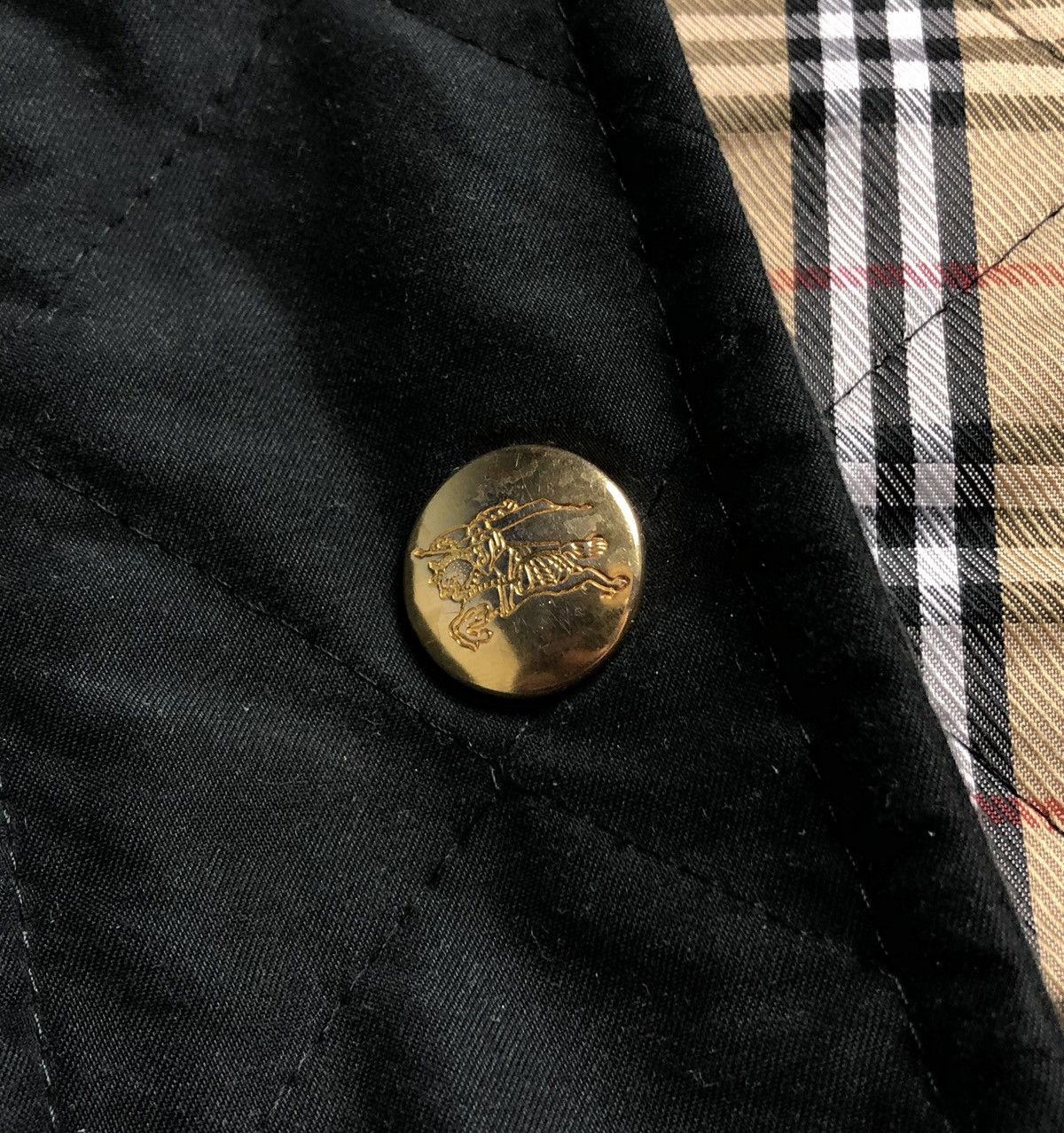 Burberry × Vintage Vintage Burberry Nova Check Qualited Coat Jacket Size US L / EU 52-54 / 3 - 15 Thumbnail
