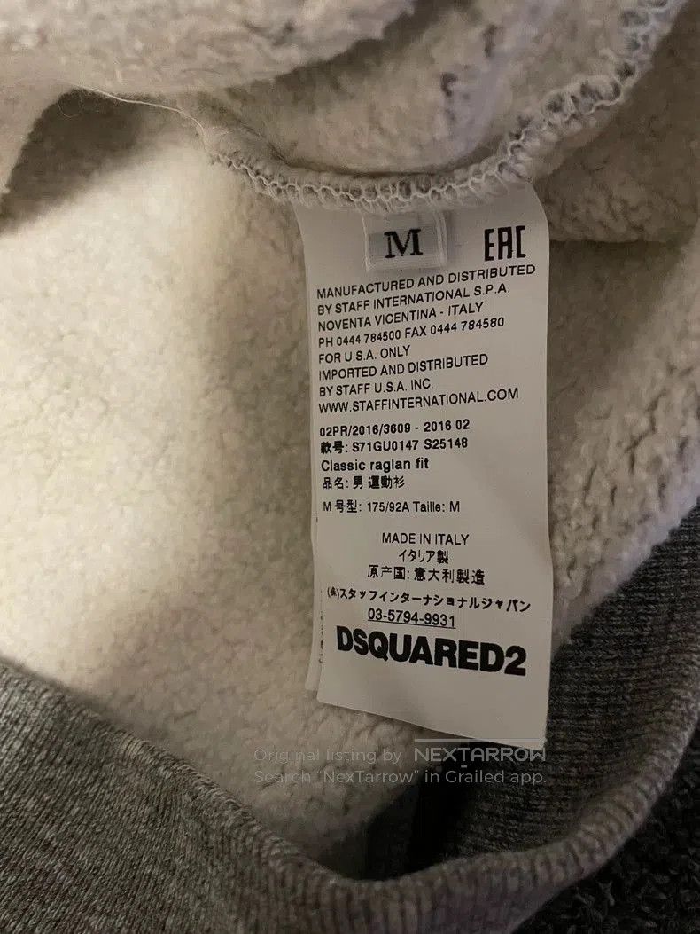 Dsquared2 Dsquared2 Tokyo Distressed Hoodie. Size US M / EU 48-50 / 2 - 8 Thumbnail