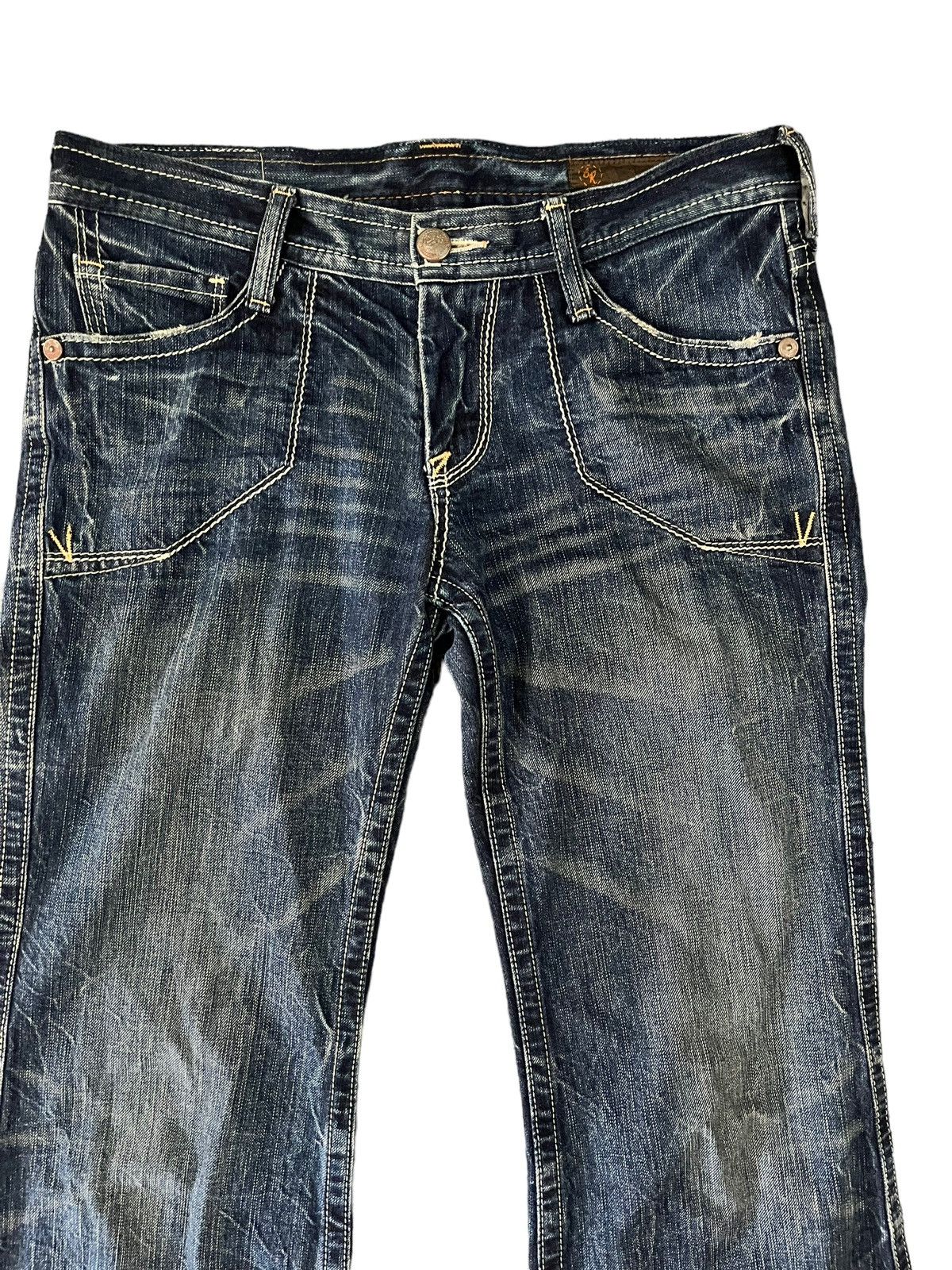 If Six Was Nine × Japanese Brand A Pair Vintage Brappers Japanes Brand Flare Jeans in size 32 Size US 32 / EU 48 - 5 Thumbnail