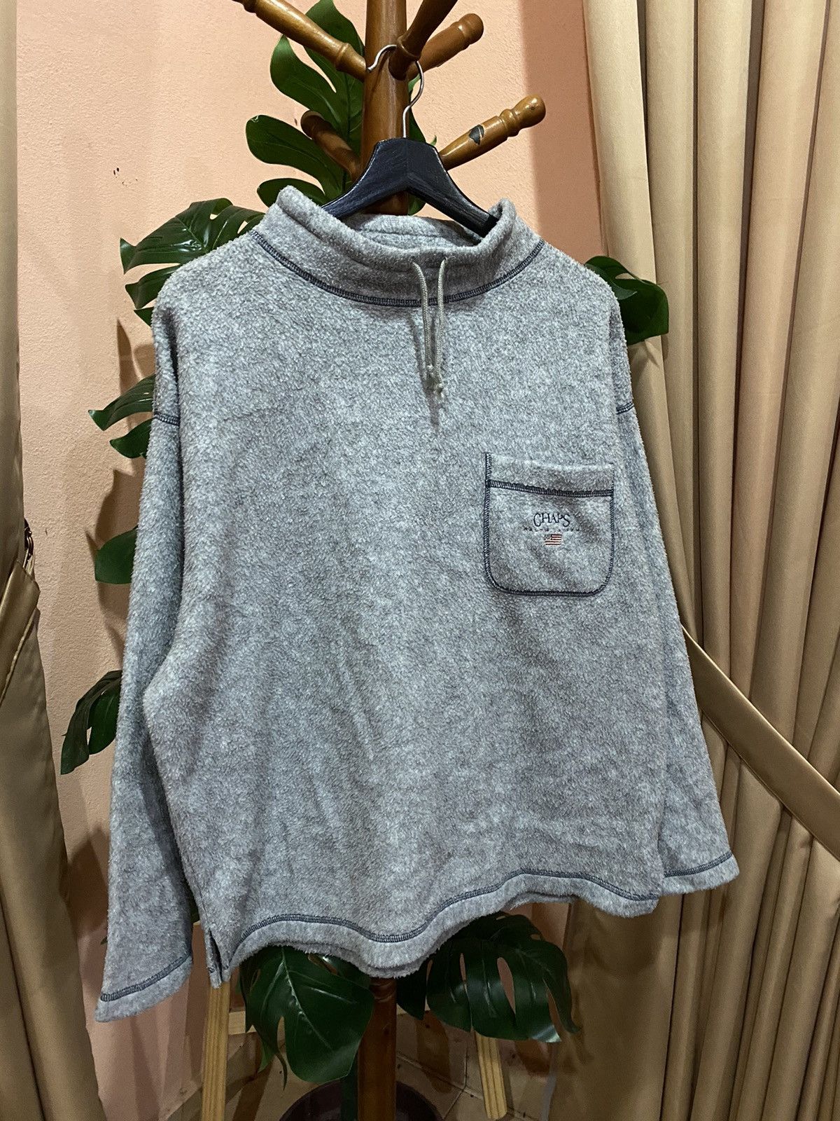 Chaps Ralph Lauren × Polo Ralph Lauren Chaps Ralph Lauren Grey Fleece Pullover Size US M / EU 48-50 / 2 - 3 Thumbnail