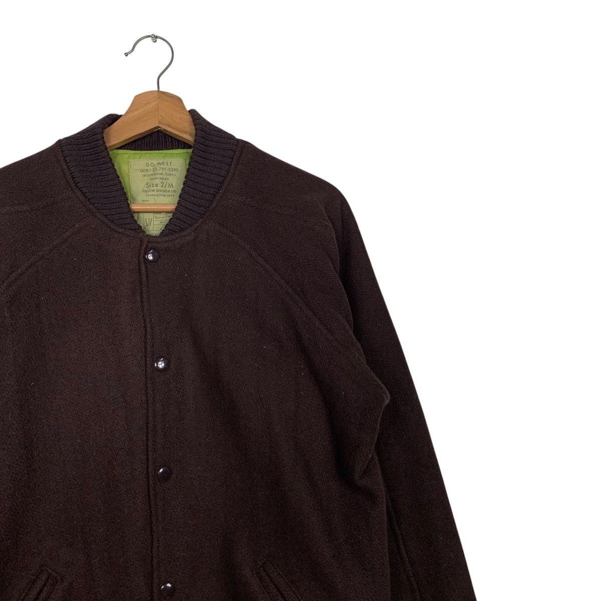 Vintage Vintage 90s GO WEST Yellow Division Award Jacket #2703-C121 Size US M / EU 48-50 / 2 - 5 Thumbnail