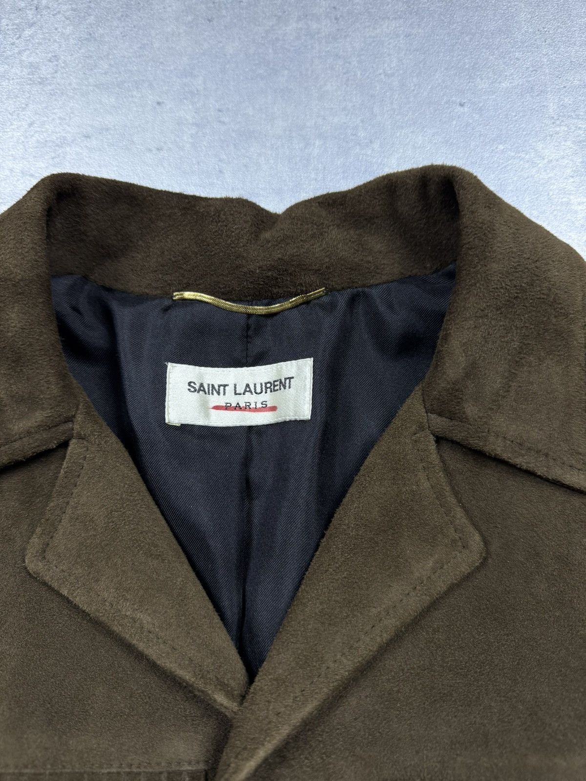 Saint Laurent Paris Saint Laurent Paris Suede Fringe Jacket Western Style 2015 Size XS / US 0-2 / IT 36-38 - 5 Thumbnail