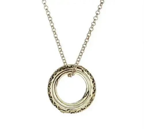 Japanese Brand Gold Color Astronomical Ball Pendant Necklace Size ONE SIZE - 2 Thumbnail
