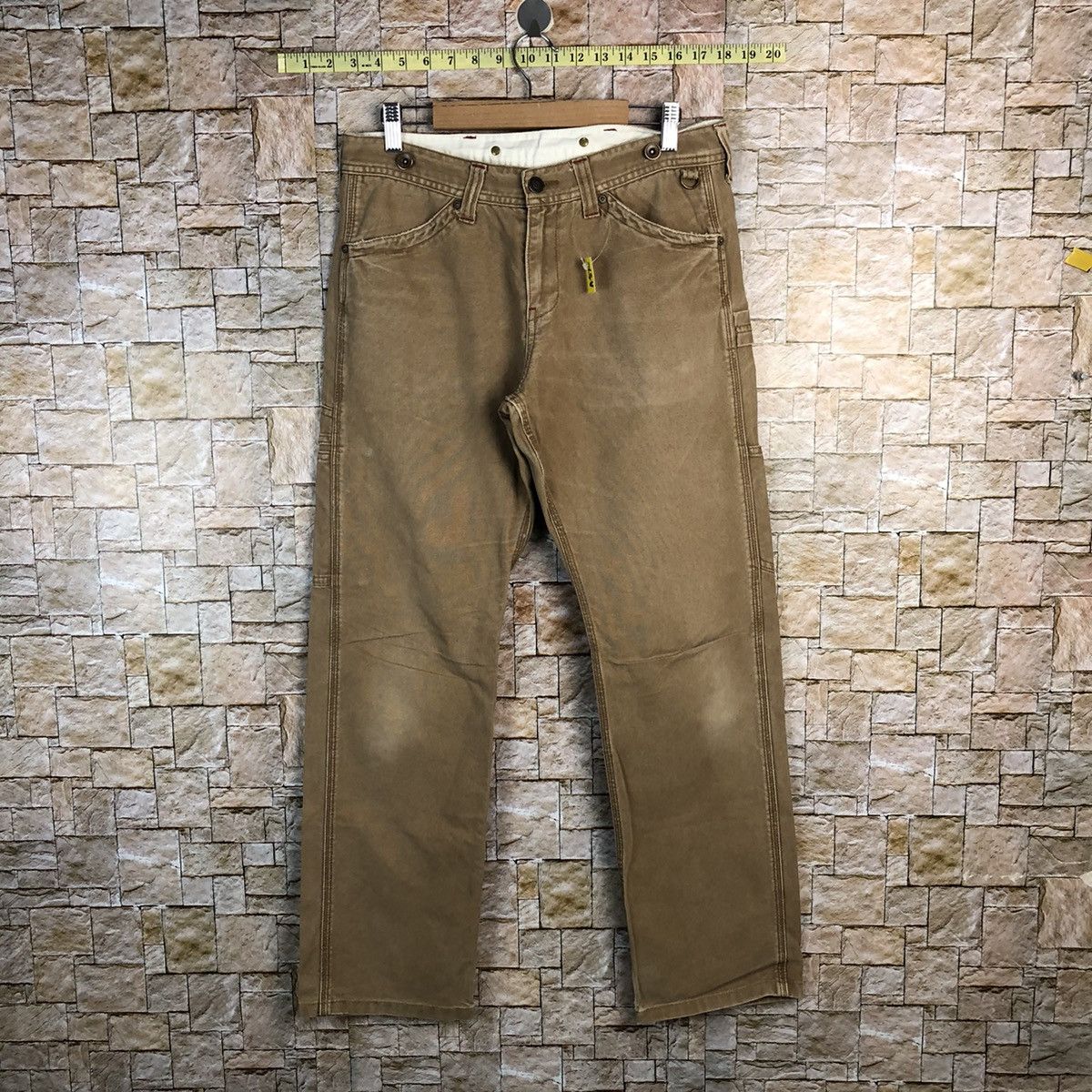 Dickies Dickies painter vintage buckle back Brown Casual Pants #A576 Size US 31 - 7 Thumbnail