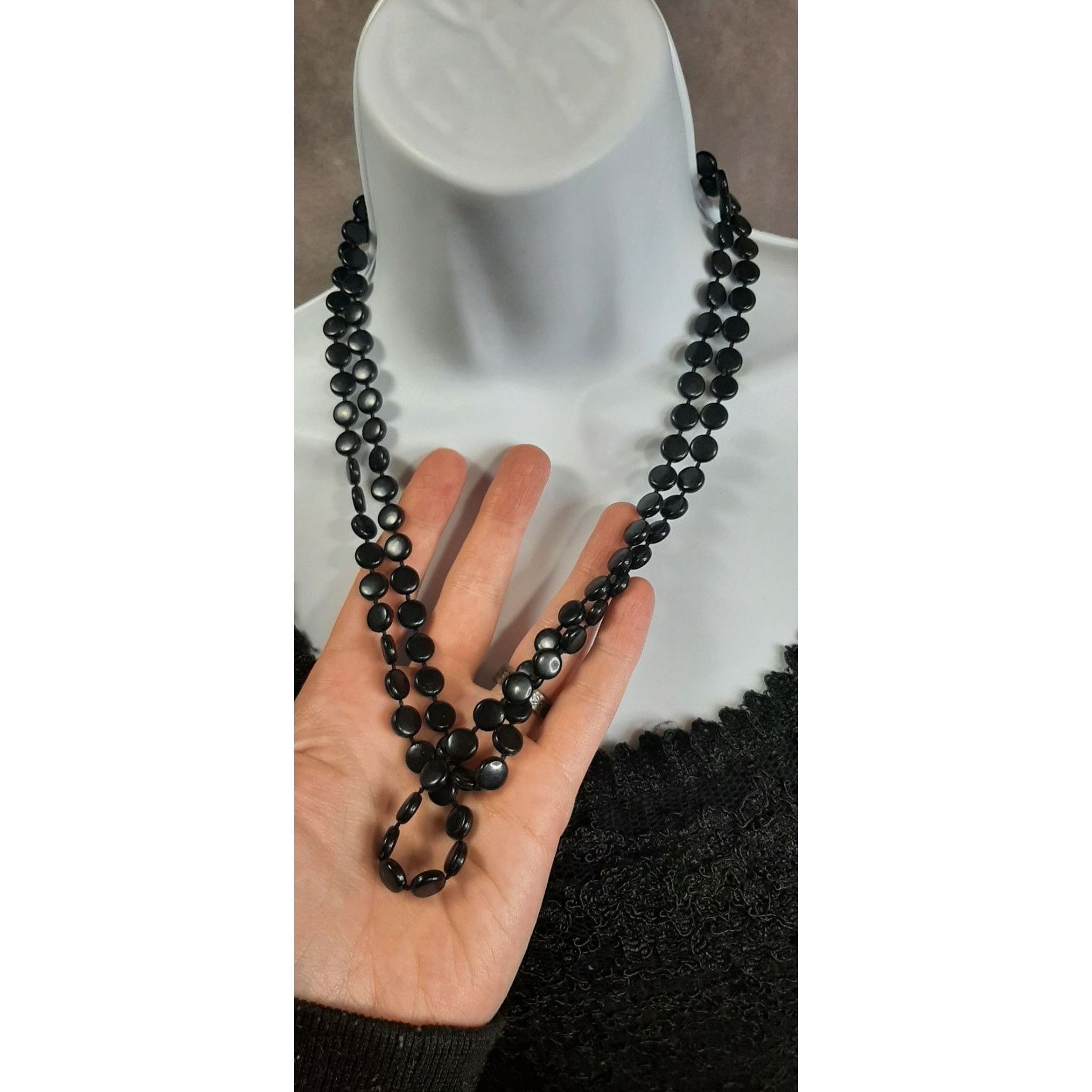 Other Casual Gothic Black Extra Long Necklace Size ONE SIZE - 3 Thumbnail