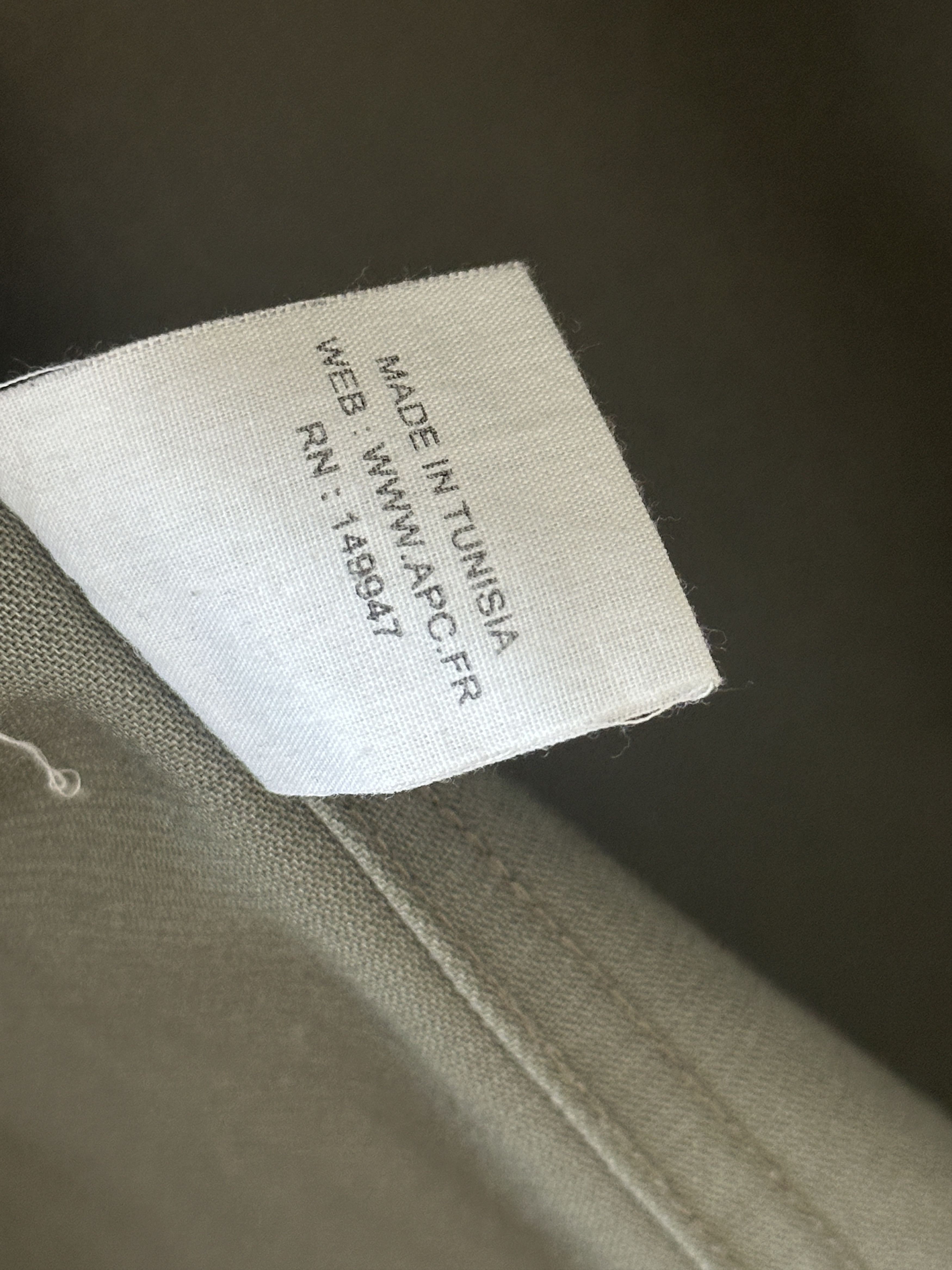 A.P.C. APC Grey/Green Cotton Jacket sz Small Size US S / EU 44-46 / 1 - 5 Thumbnail
