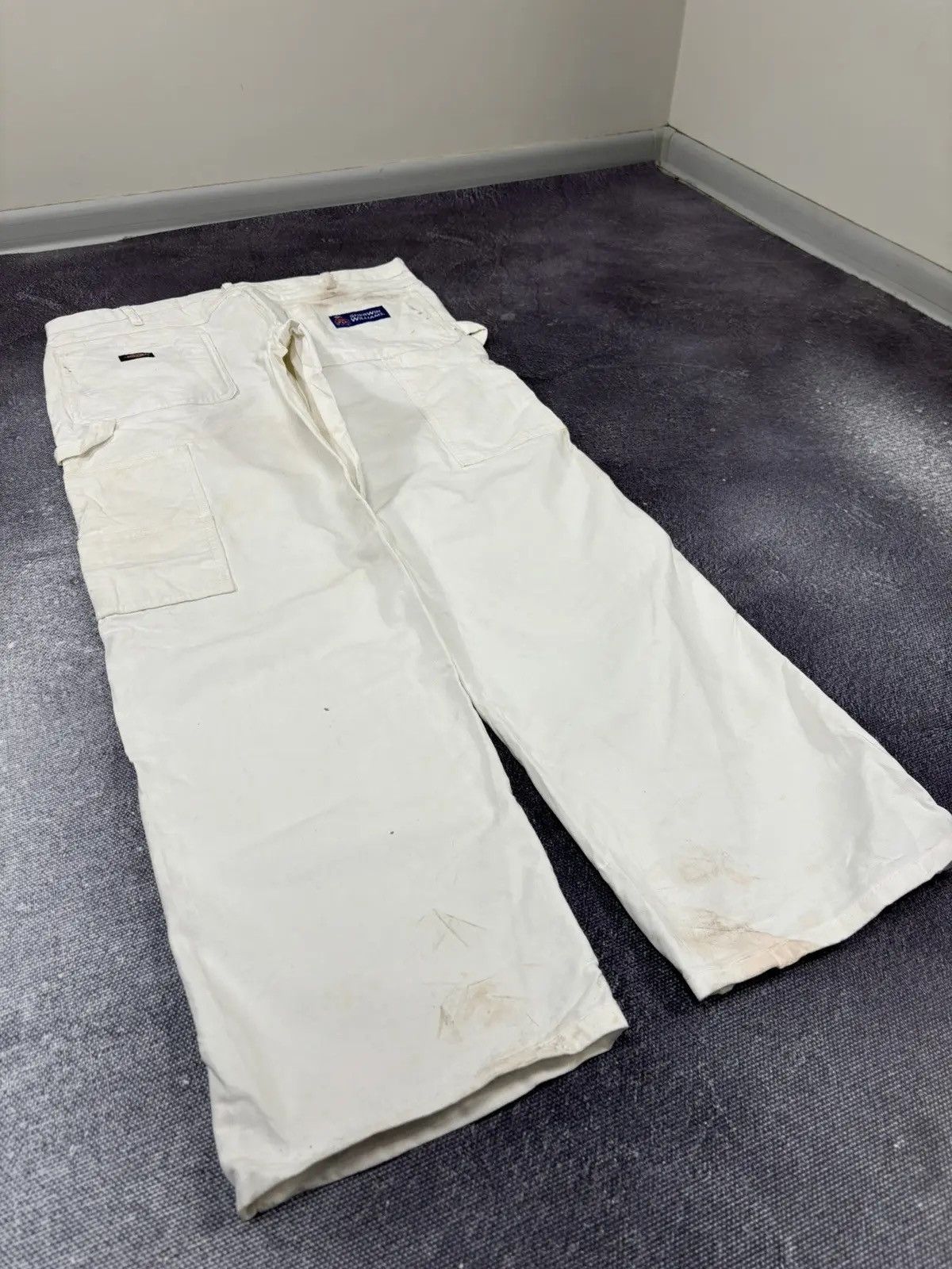 Dickies × Vintage Vintage Dickies American Hype White Skate Baggy Cargo Pants Size US 38 / EU 54 - 3 Thumbnail