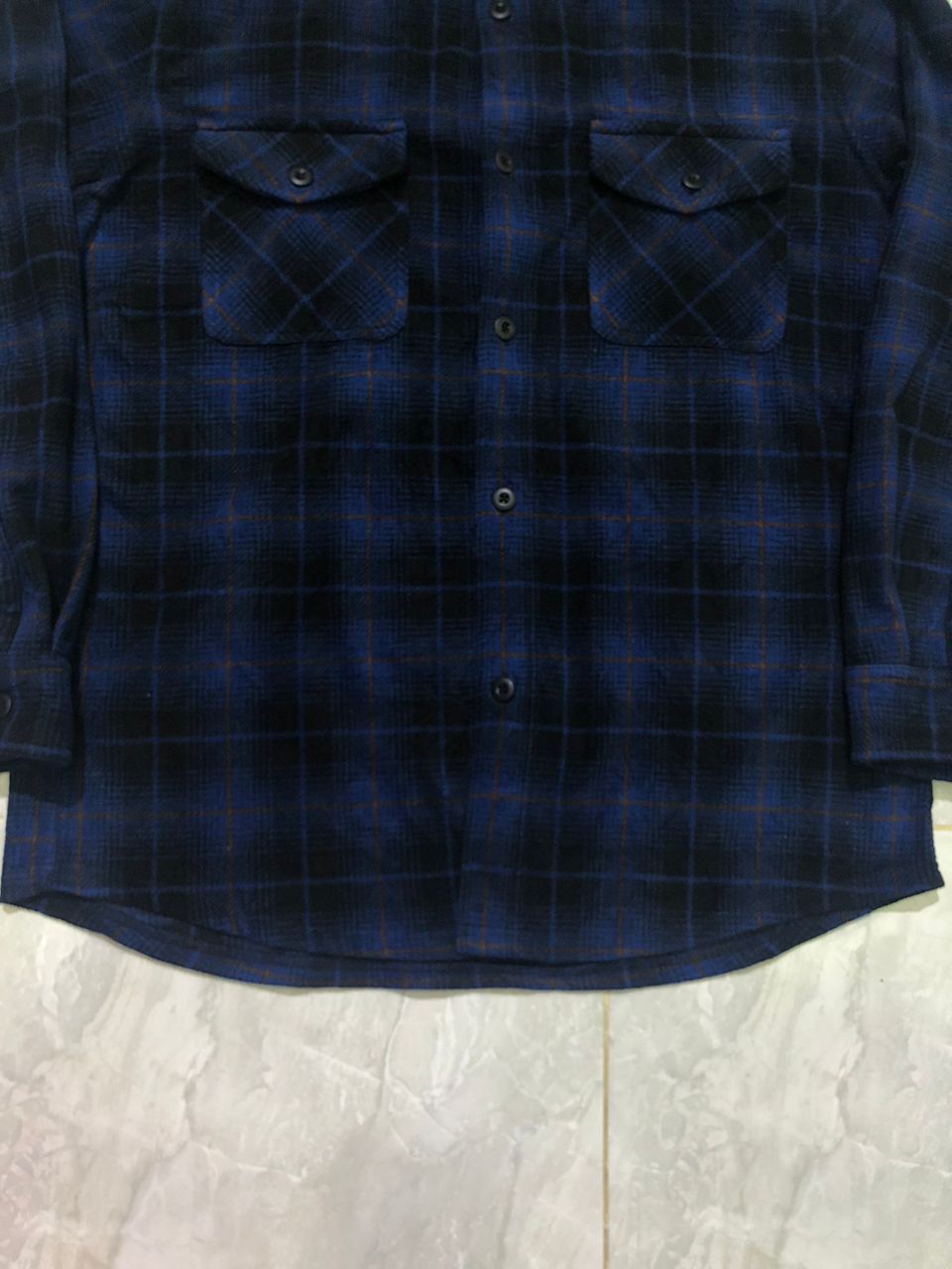 Japanese Brand × Uniqlo Uniqlo Blue Tartan Button-ups Fleece Shirt Size US XL / EU 56 / 4 - 6 Thumbnail