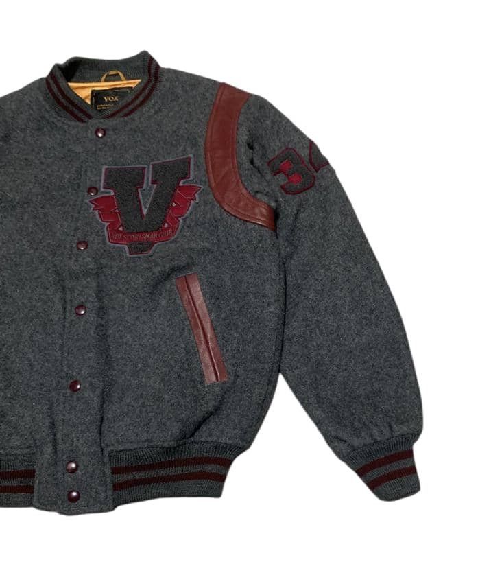 Japanese Brand Vintage 90s Japanese Vox Wool Varsity Jacket Size US L / EU 52-54 / 3 - 4 Thumbnail