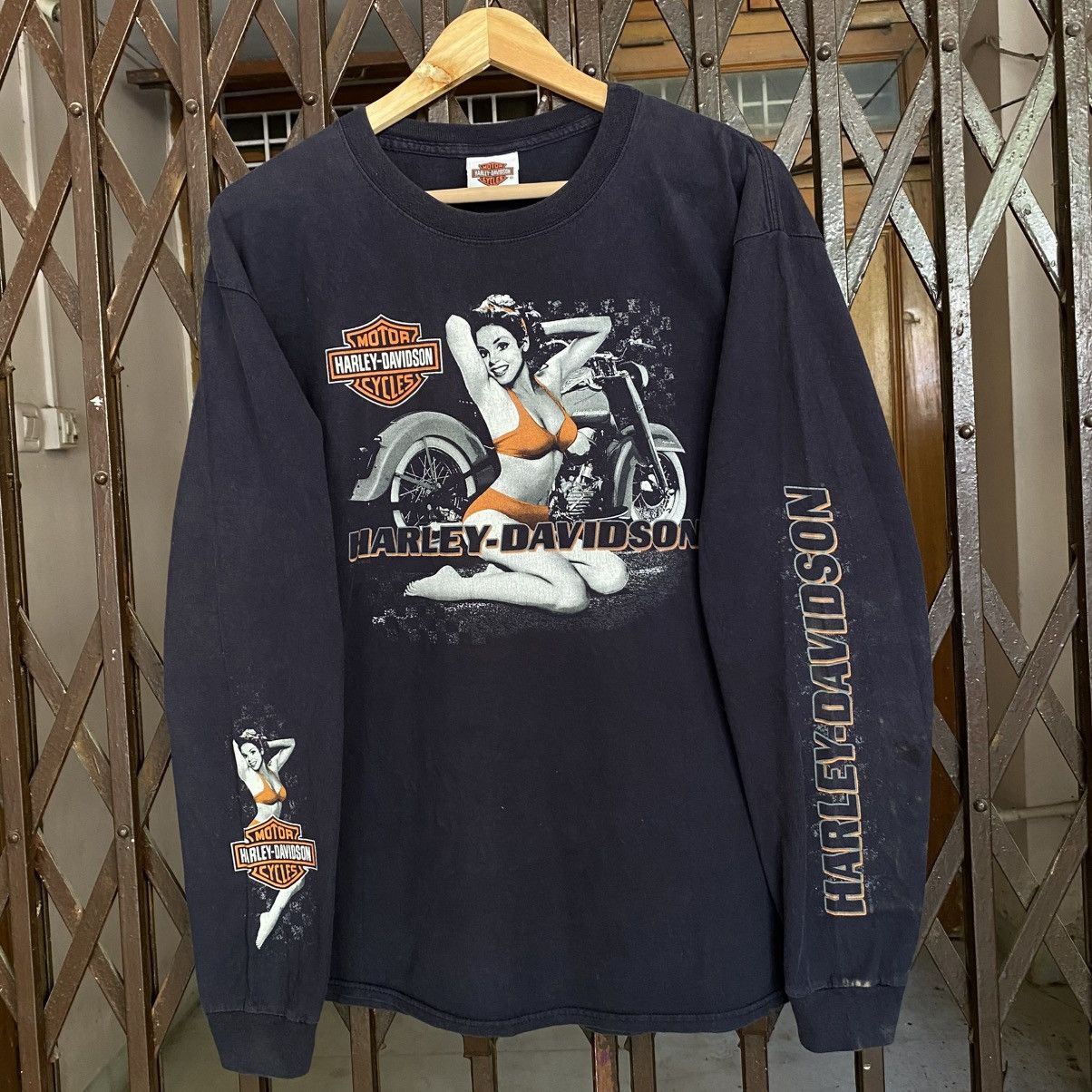 Harley Davidson Vintage Harley Davidson longsleeve shirt Size US M / EU 48-50 / 2 - 1 Thumbnail
