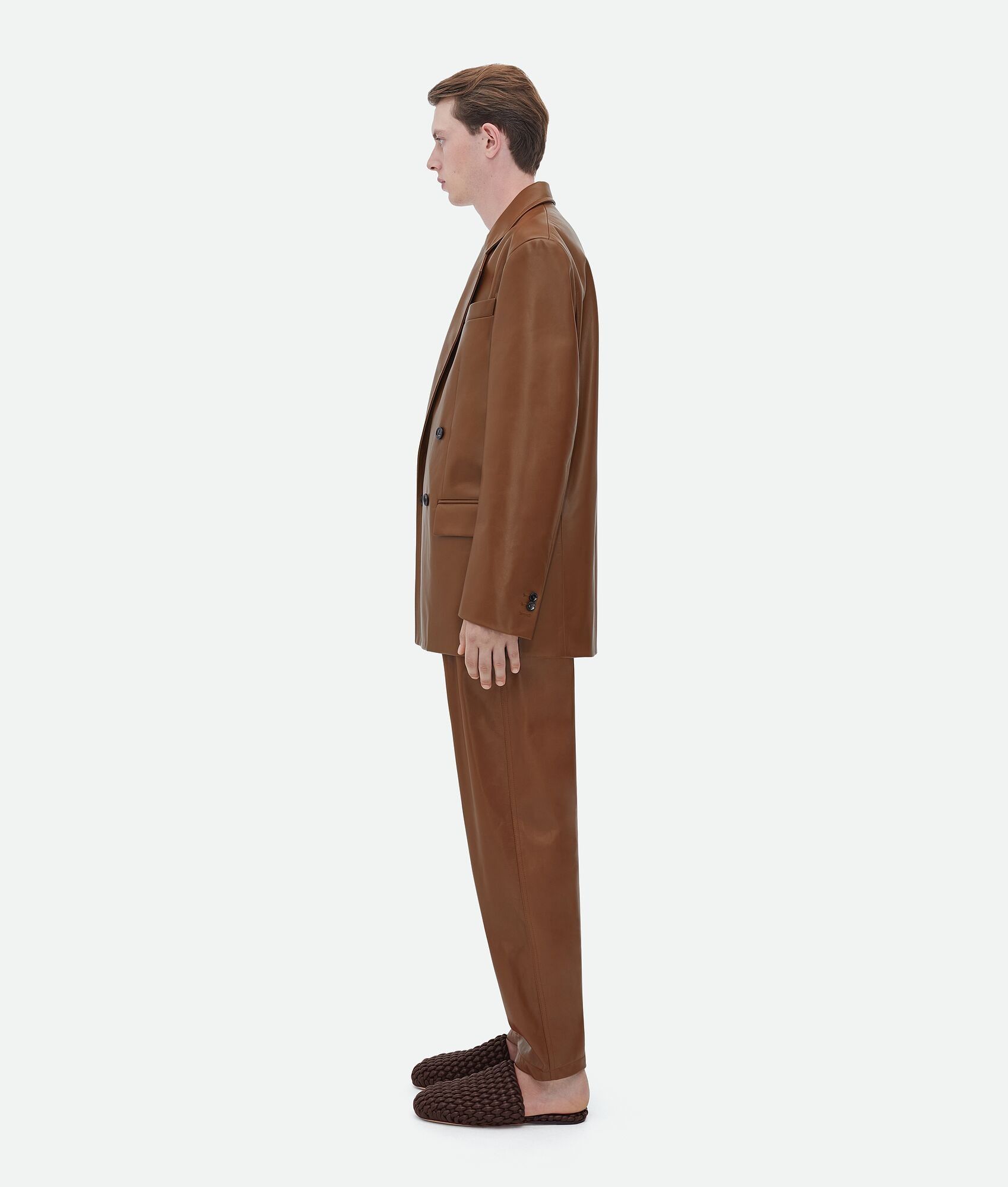 Bottega Veneta o1n1vont0325 Jacket in Brown Size US M / EU 48-50 / 2 - 2 Thumbnail