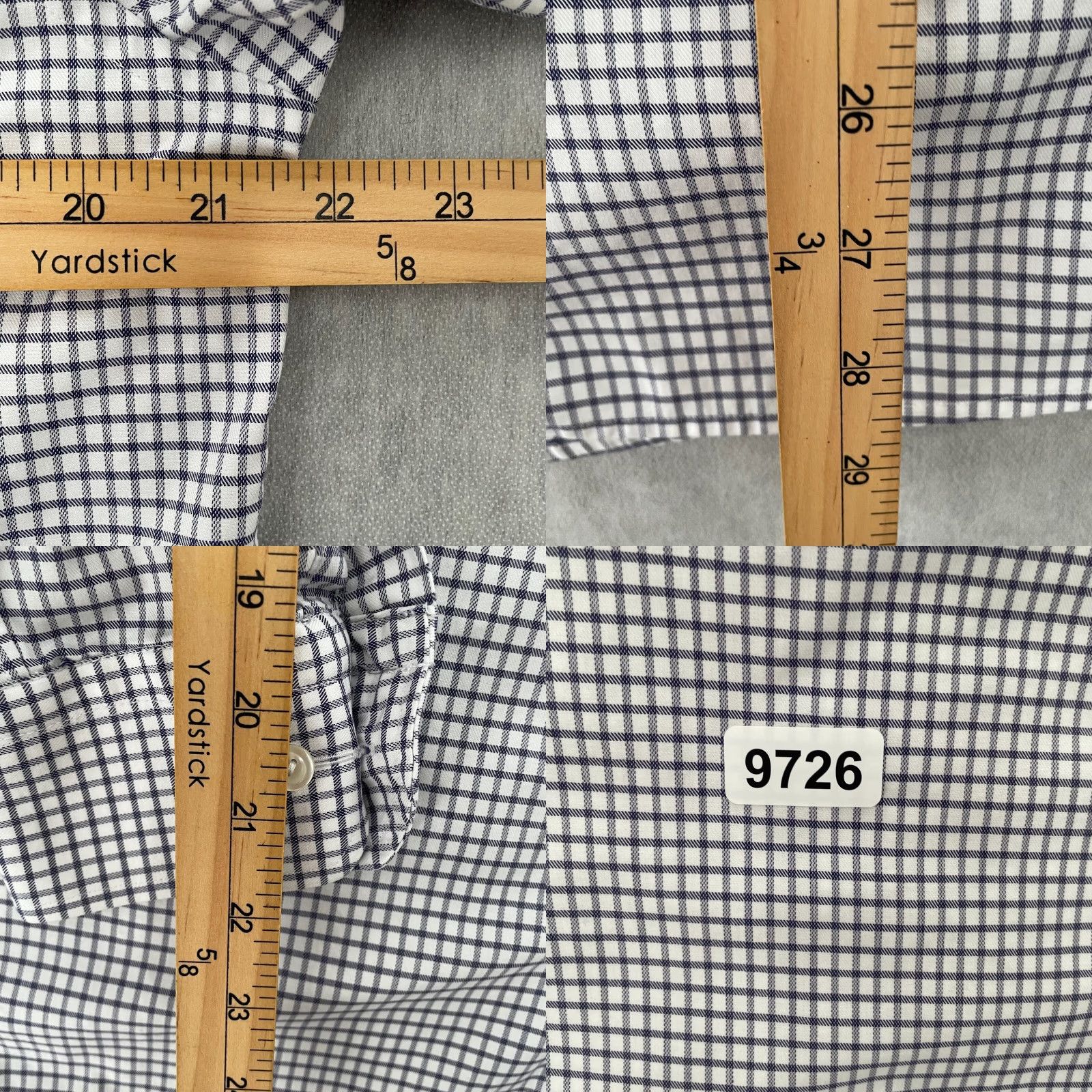 Eton VINTAGE Eton Dress Shirt Men Adult 16/41 Long Sleeve Cotton Check Twill Button Up Classic Size US L / EU 52-54 / 3 - 8 Thumbnail