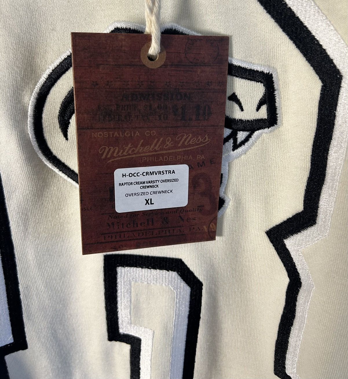 Mitchell & Ness Mitchell & Ness Toronto Raptors Varsity Crewneck Sweater Size US XL / EU 56 / 4 - 6 Thumbnail