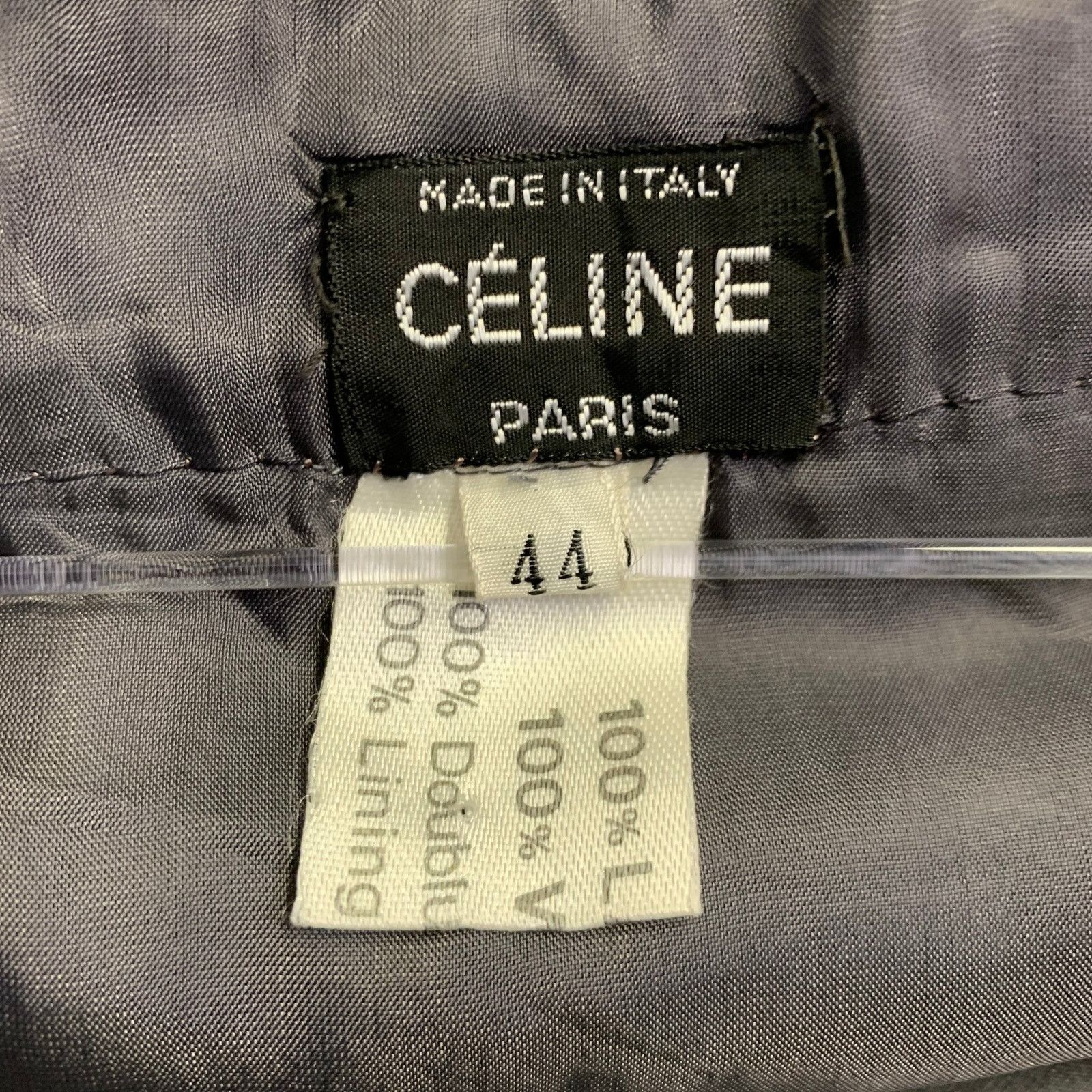Celine CELINE Size 8 Grey Wool Heather Pleated Pencil Midi Skirt Size 30" / US 8 / IT 44 - 4 Thumbnail
