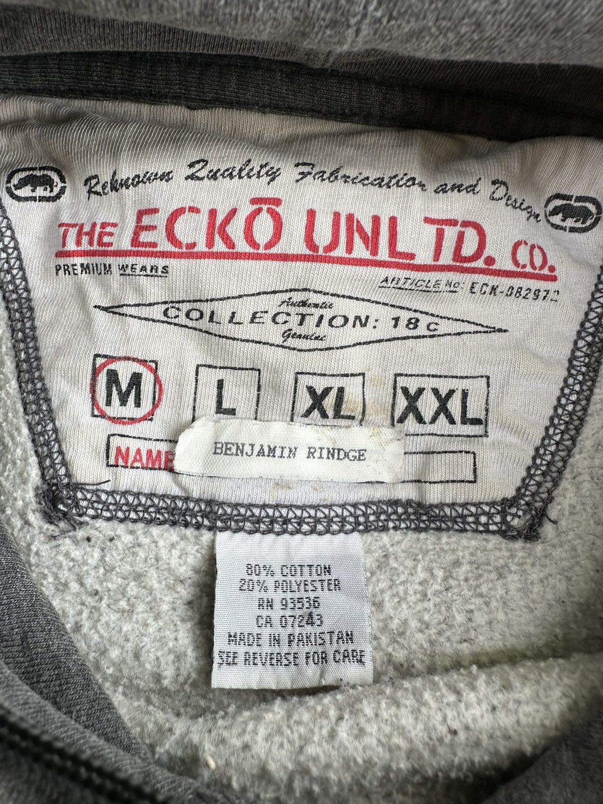 Ecko Unltd. Vintage Ecko Unltd Hoodie Size US M / EU 48-50 / 2 - 12 Thumbnail