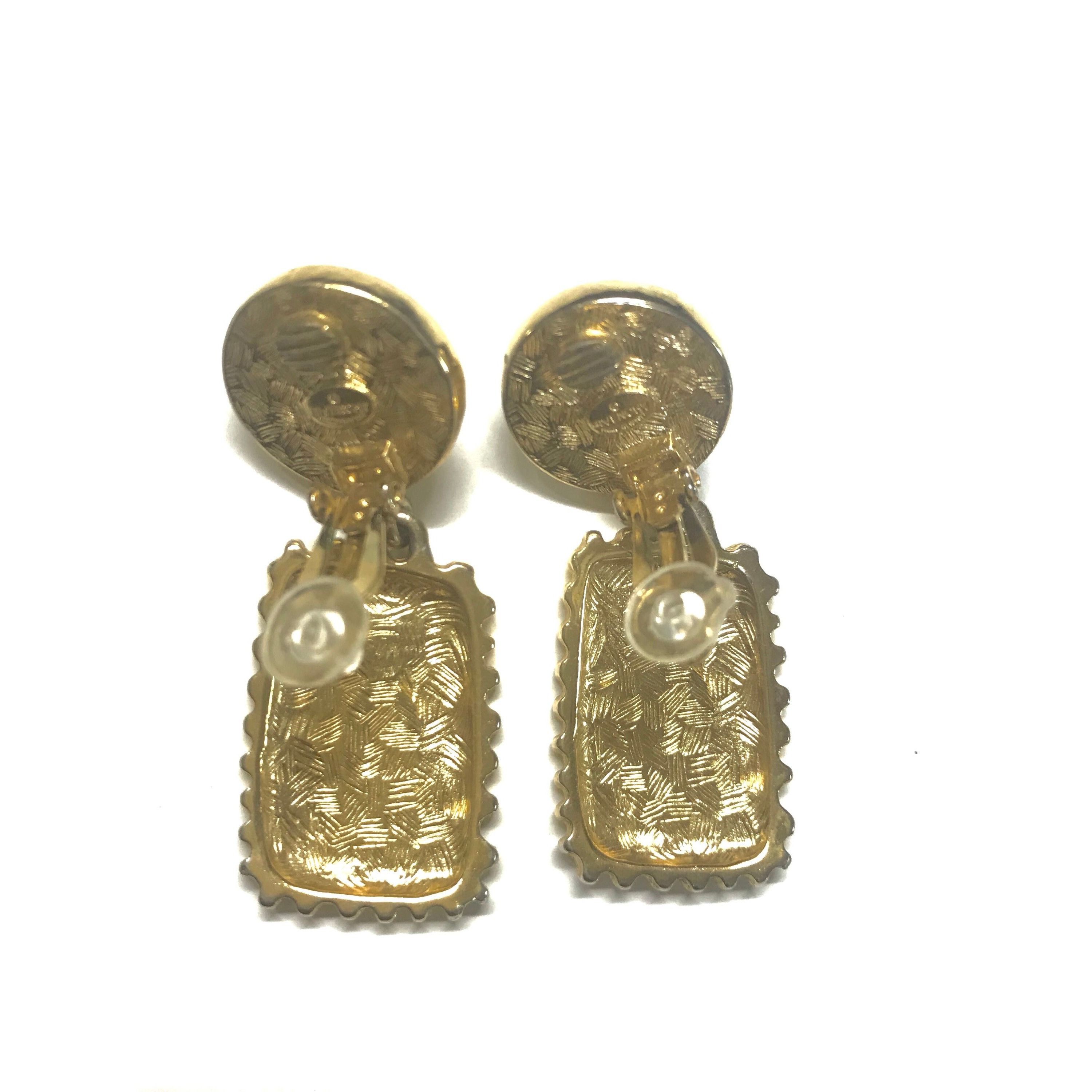 Givenchy Vintage Givenchy faux pearl and golden dangle earrings Size ONE SIZE - 5 Thumbnail