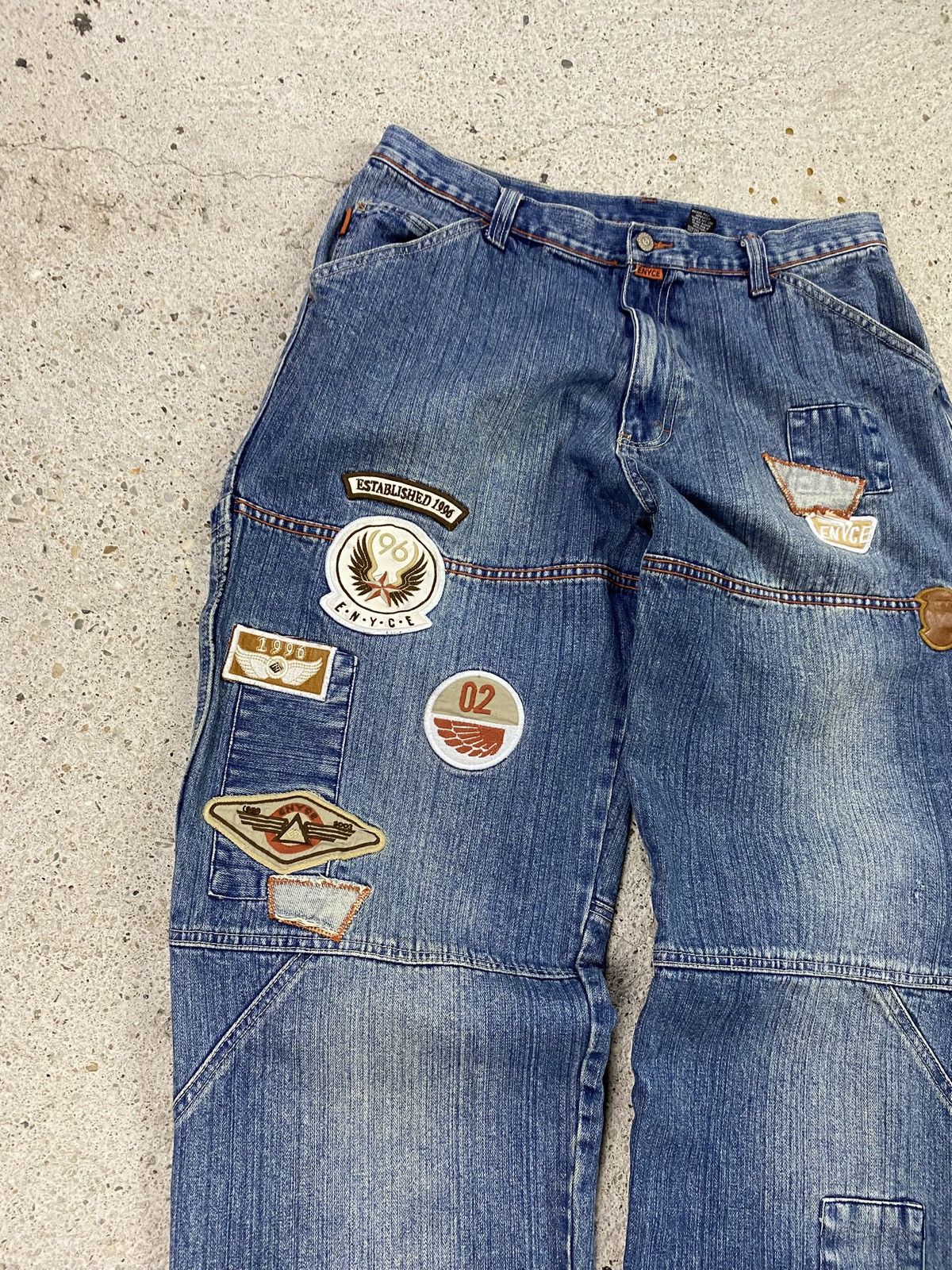 Enyce Enyce denim baggy jeans hip hop rap southpole jnco Size US 38 / EU 54 - 8 Thumbnail
