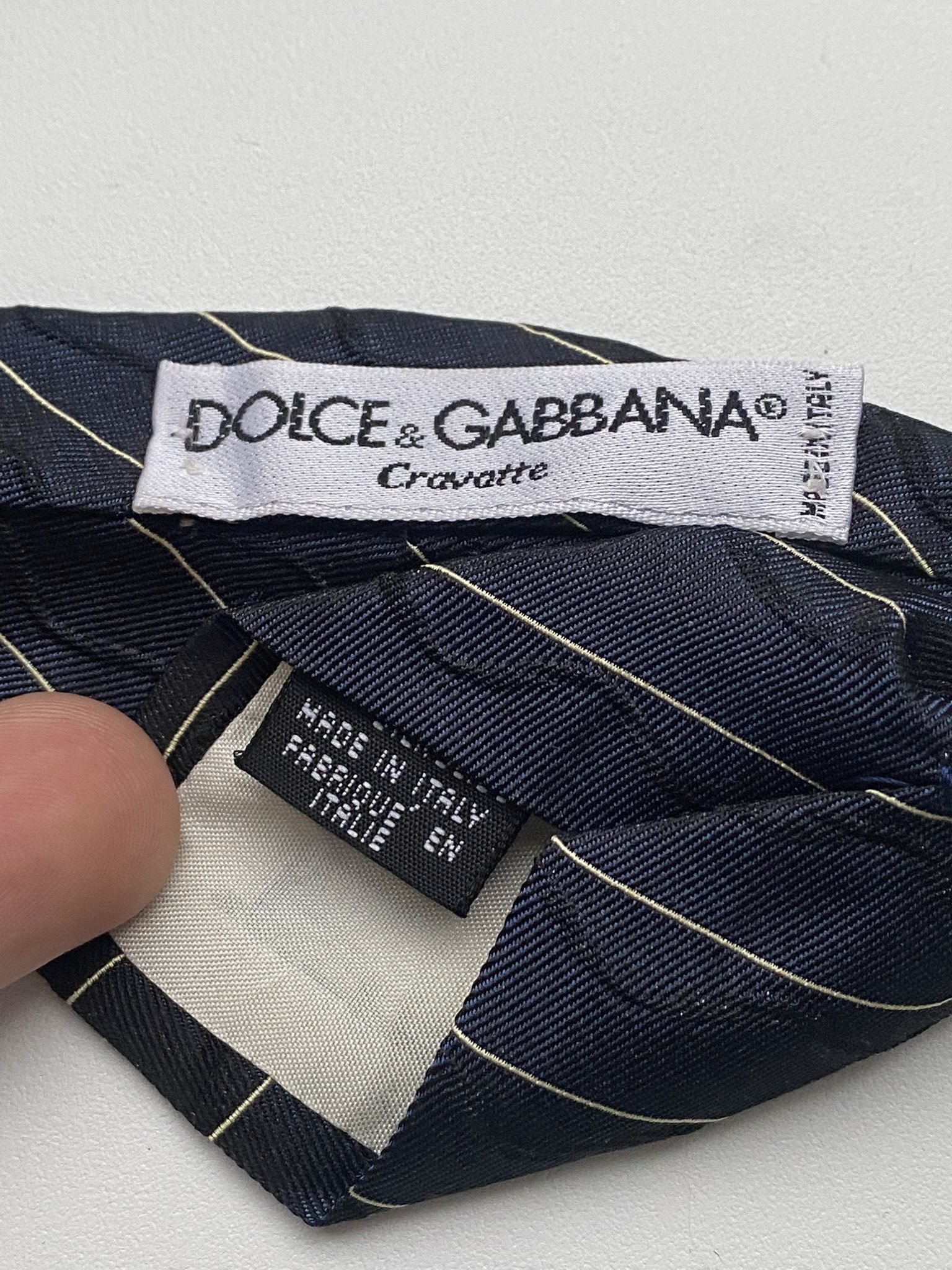Designer × Dolce & Gabbana Dolce & Gabbana Tie Girl Vintage Made In Italy Size ONE SIZE - 2 Thumbnail