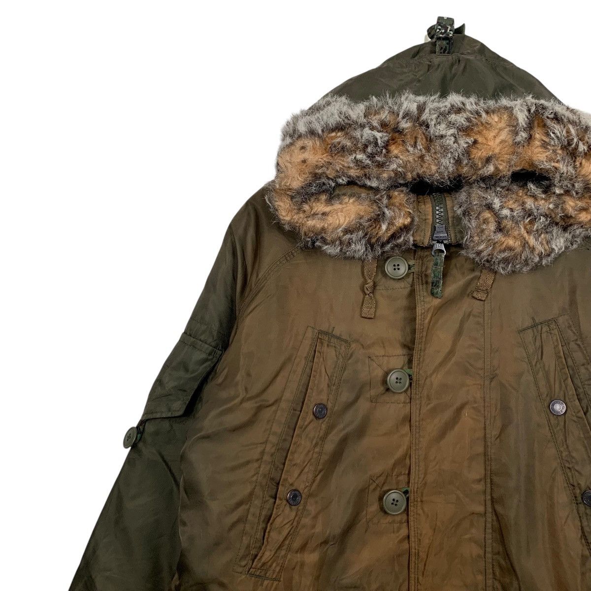 Gap Y2k Vintage GAP Snorkel Fur Hooded Parka Jacket #2870-C129 Size US S / EU 44-46 / 1 - 3 Thumbnail