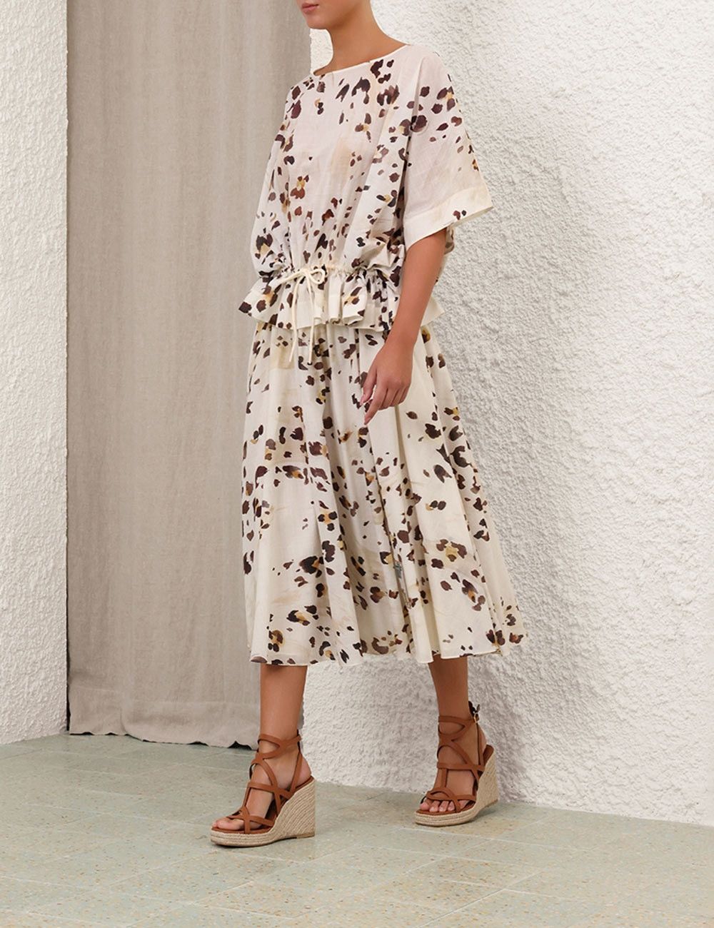 Zimmermann oc11z1025 Acacia Swing Skirt in Multicolor Size 27" / US 4 / IT 40 - 3 Thumbnail