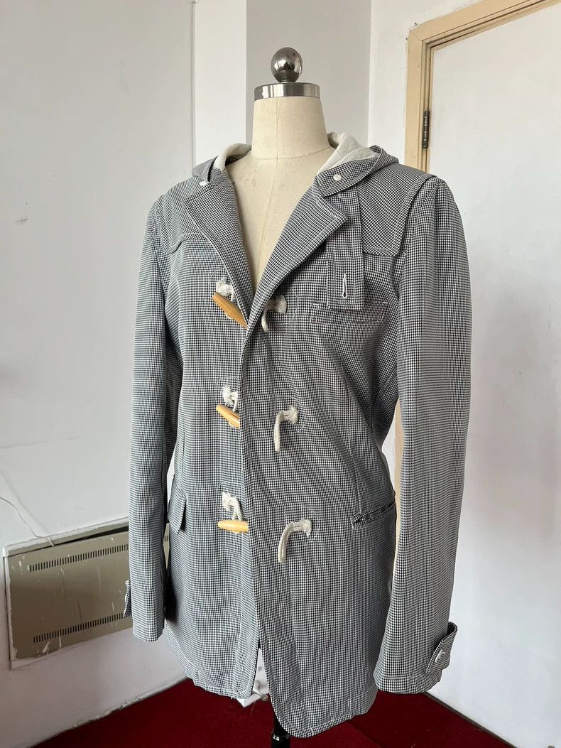 Comme des Garcons Comme Des Garcons Houndstooth trench coat Size US L / EU 52-54 / 3 - 1 Thumbnail