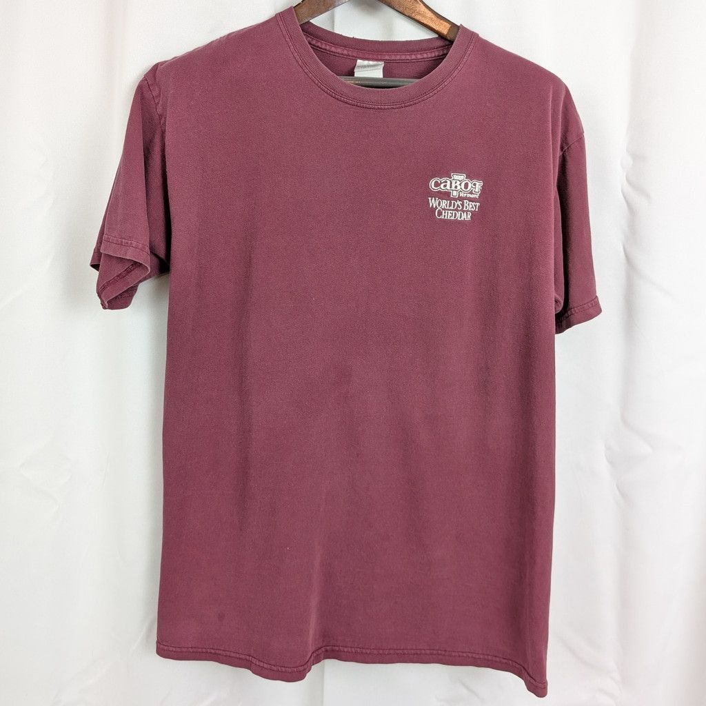 Gildan × Vintage Vintage Vermont Cabot Cheese World's Best Cheddar T-Shirt L Size US L / EU 52-54 / 3 - 4 Thumbnail