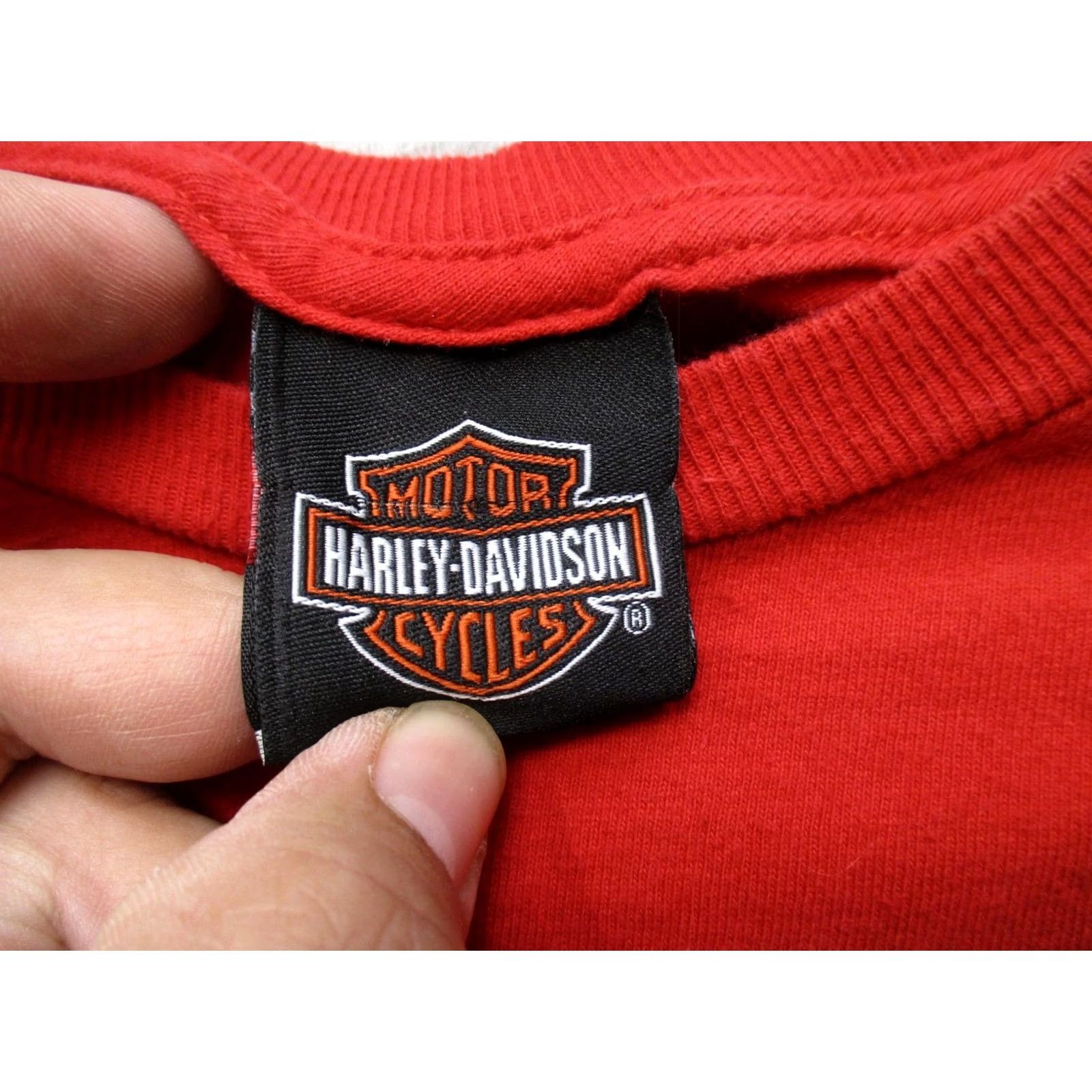 Harley Davidson Harley-Davidson Shirt Mens Large Red Orlando Eagle Motorcycle Graphic Tee Size US L / EU 52-54 / 3 - 3 Thumbnail