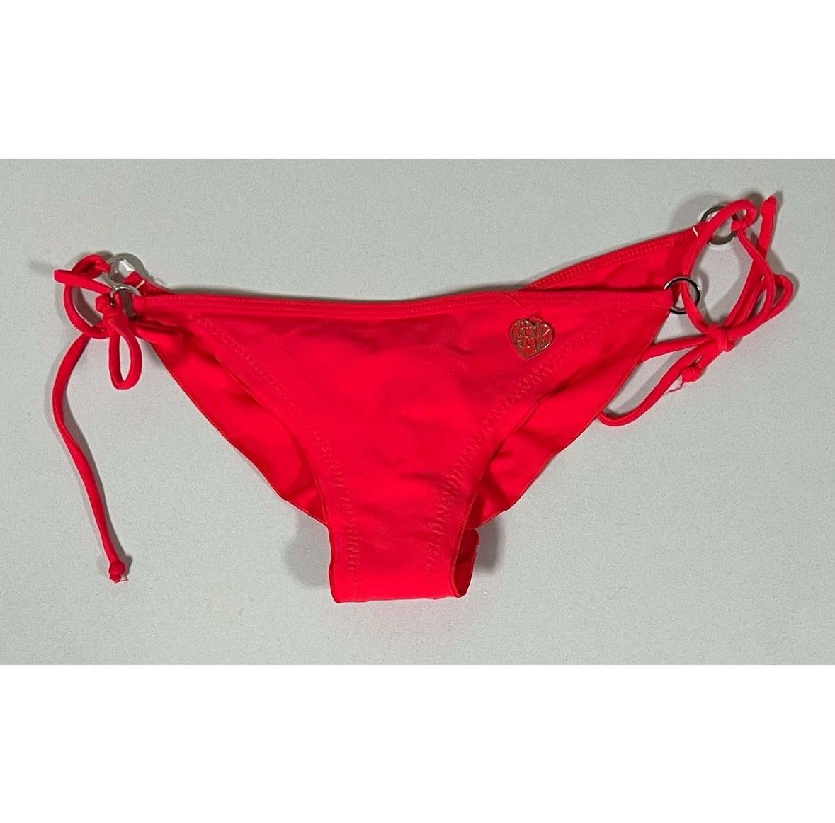 Body Glove × Designer × Vintage Body Glove Red Ruched String Bikini Swim Bottoms Size S ❤️✨ Size ONE SIZE - 2 Thumbnail