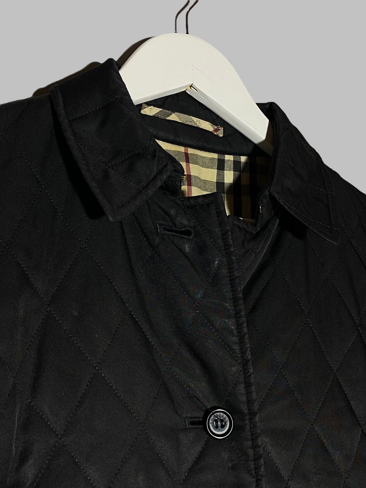 Burberry Burberry London Quilted Coat Black Nova Check Lining Size S / US 4 / IT 40 - 9 Thumbnail