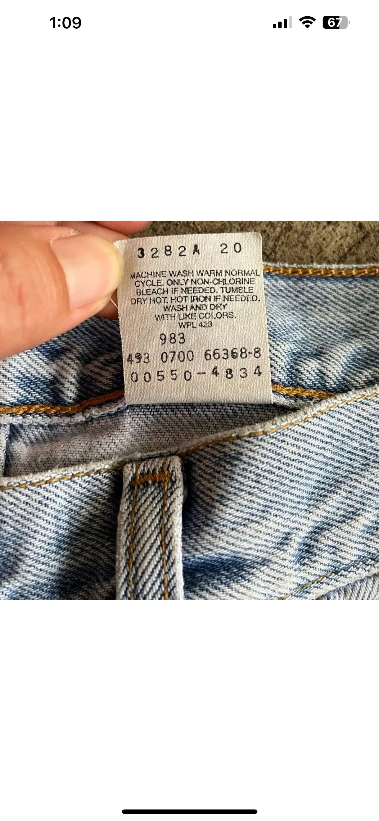 Levi's Vintage Levi's 550 Light Wash Size US 36 / EU 52 - 2 Thumbnail