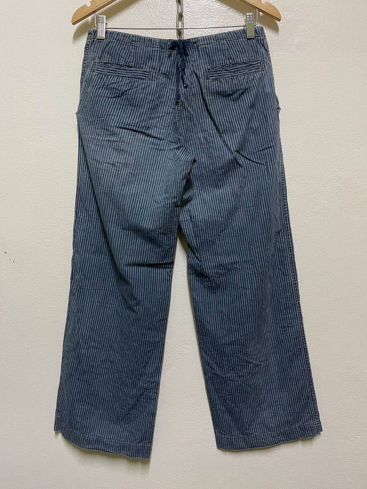 45rpm × Japanese Brand 45RPM Striped Navy Pants Japan Size 30" / US 8 / IT 44 - 8 Thumbnail