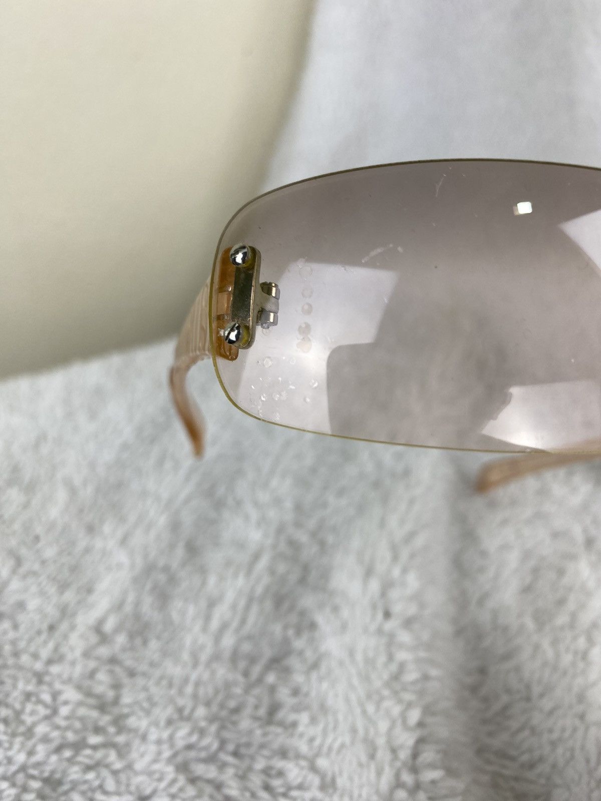 Versus 🔥RARE🔥 Vintage 90s VERSUS by VERSACE Peach Sunglasses Size ONE SIZE - 11 Thumbnail