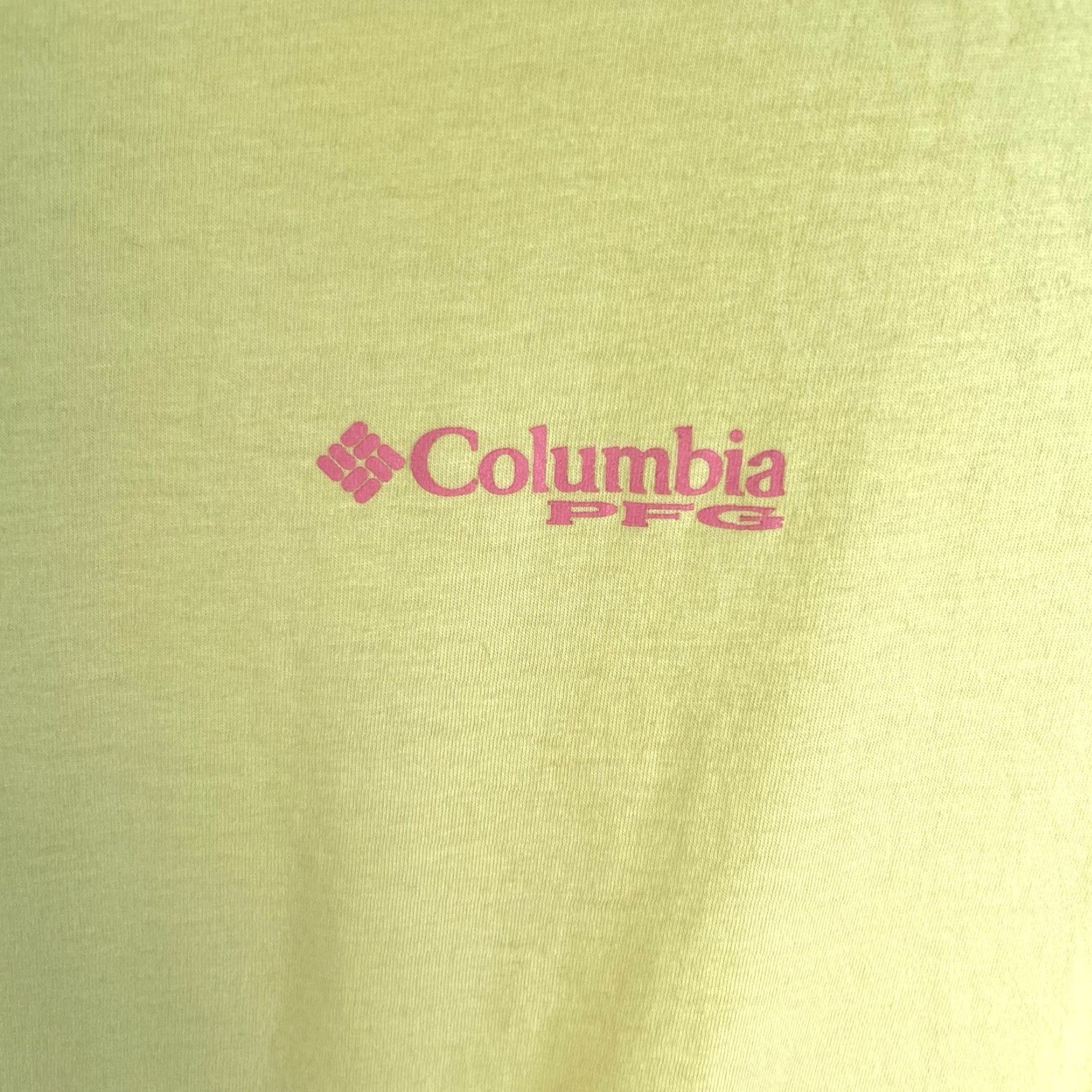 Vintage Columbia PFG T-Shirt Mens 2XL Yellow Lightweight Short Sleeve Round Neck Outdoor Fish Size US XXL / EU 58 / 5 - 3 Thumbnail