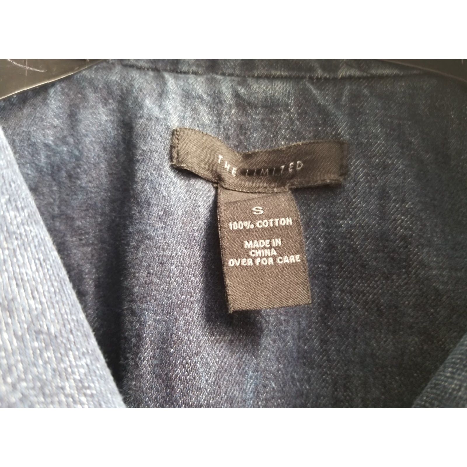 Vintage The Limited Stretch Denim Jacket Women Button Fitted Size Small Blue Denim Jacket Size S / US 4 / IT 40 - 7 Thumbnail