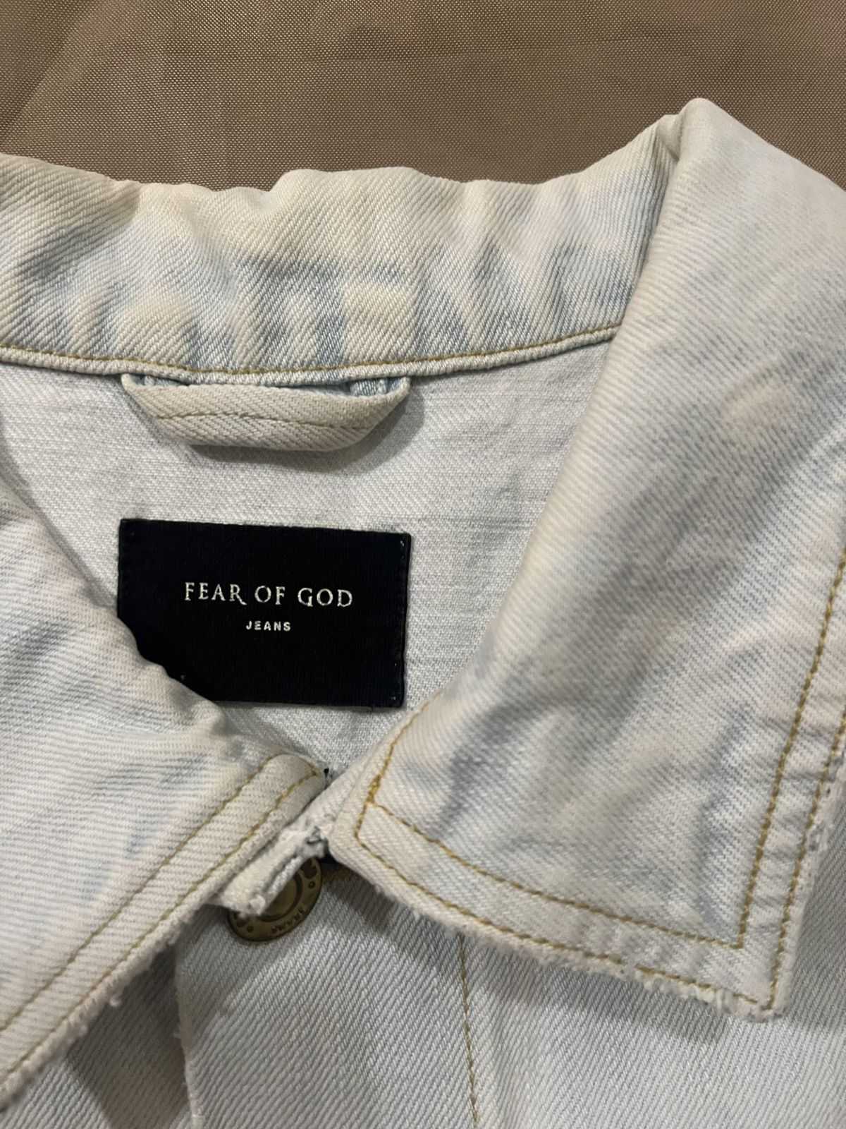 Fear of God FEAR OF GOD Fifth Collection Selvedge Denim Trucker size L Size US L / EU 52-54 / 3 - 3 Thumbnail