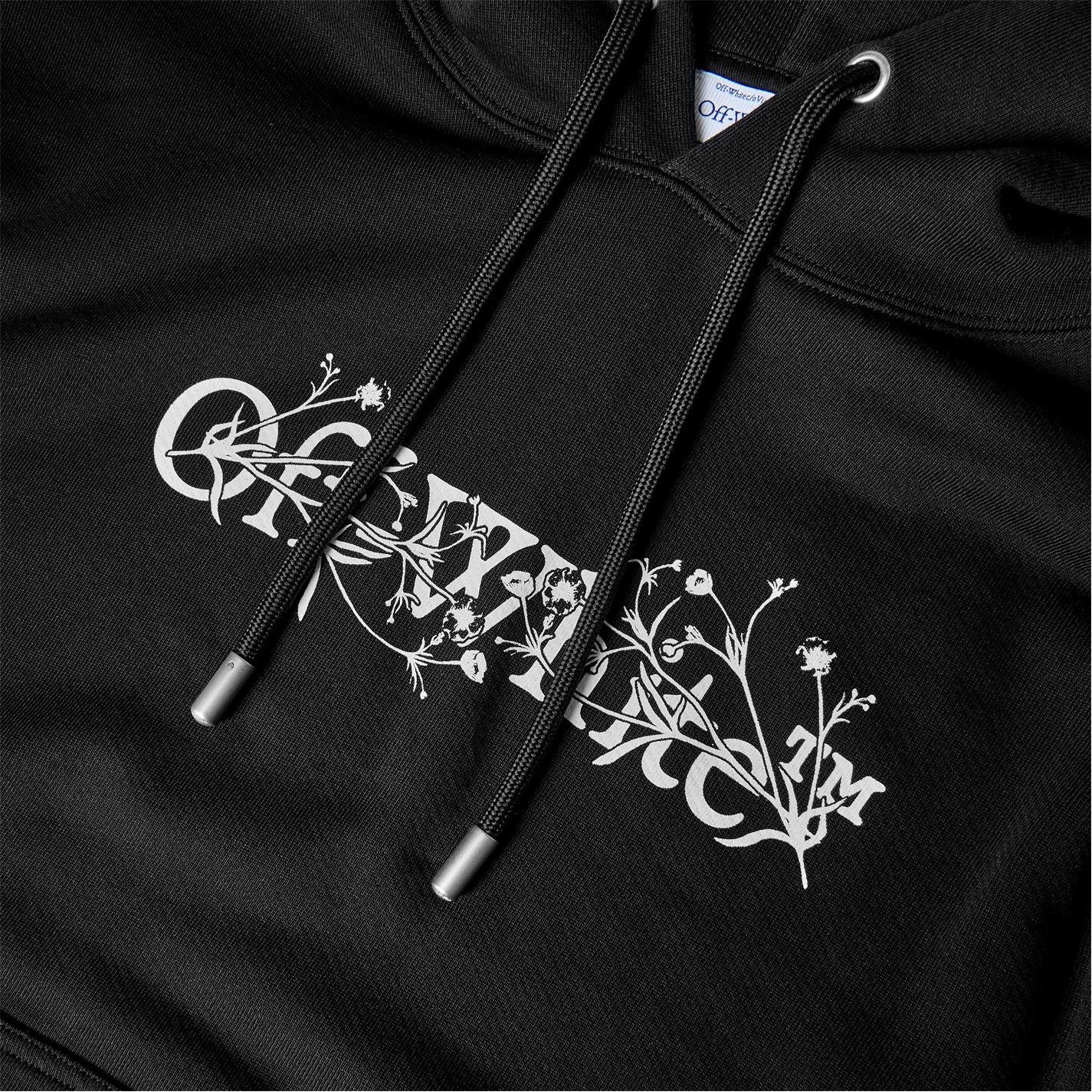 Off-White o1g2r1mq0226 Bookish Pull Over Hoodie In Black Size US M / EU 48-50 / 2 - 3 Thumbnail