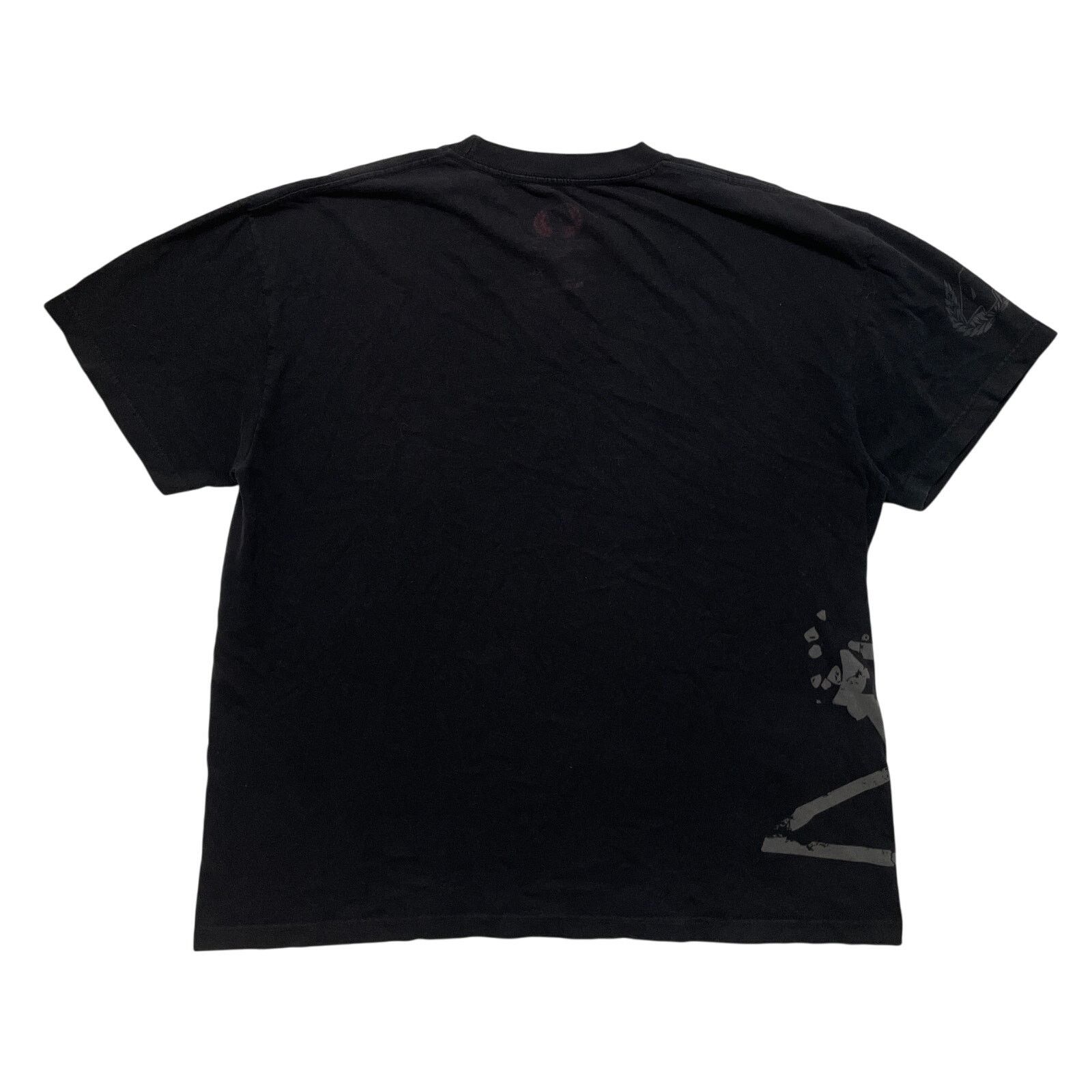 Fox Racing VTG Y2K 00s Fox Racing Monster Energy AOP Black Green Tshirt Size US XL / EU 56 / 4 - 3 Thumbnail