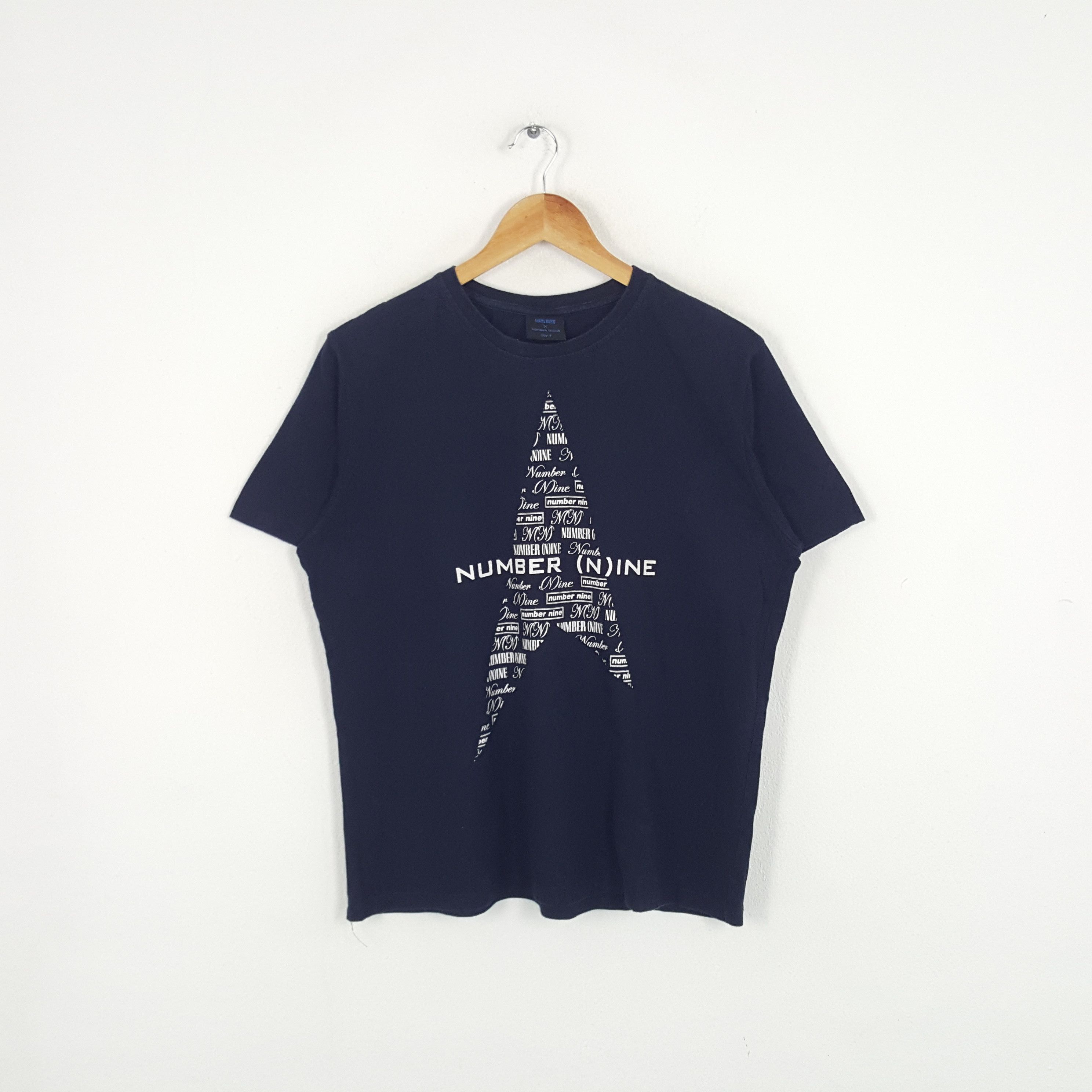 Marlboro × Number (N)ine × Vintage Vintage Number Nine X Marlboro Japanese Brand Tshirt Size US L / EU 52-54 / 3 - 1 Thumbnail